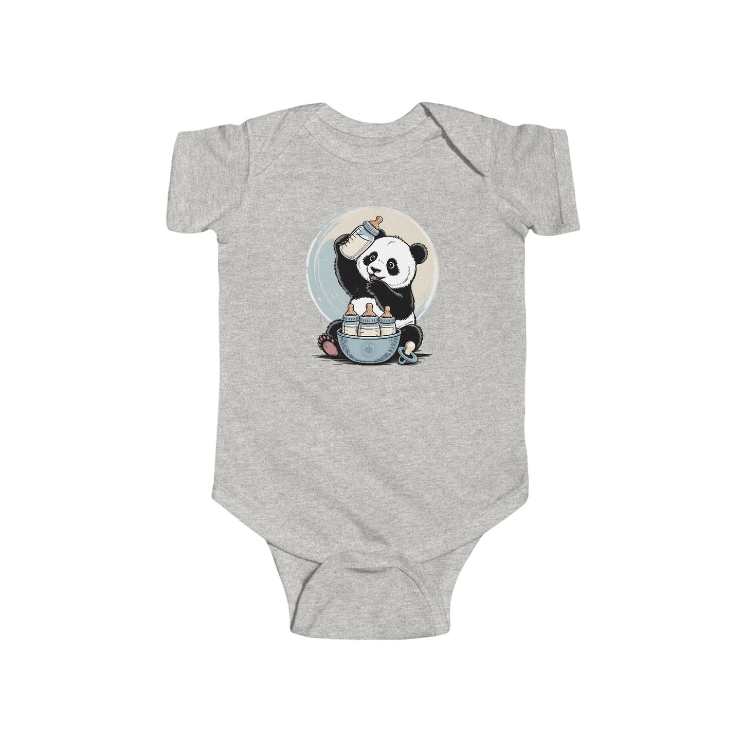 Baby Panda Infant Bodysuit – Cute Panda Baby Onesie, Baby Shower Gift - 14806