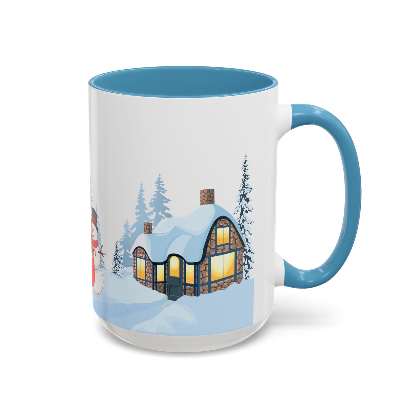 Outdoor Christmas Party - Accent Coffee Mug (11, 15oz) - 10454