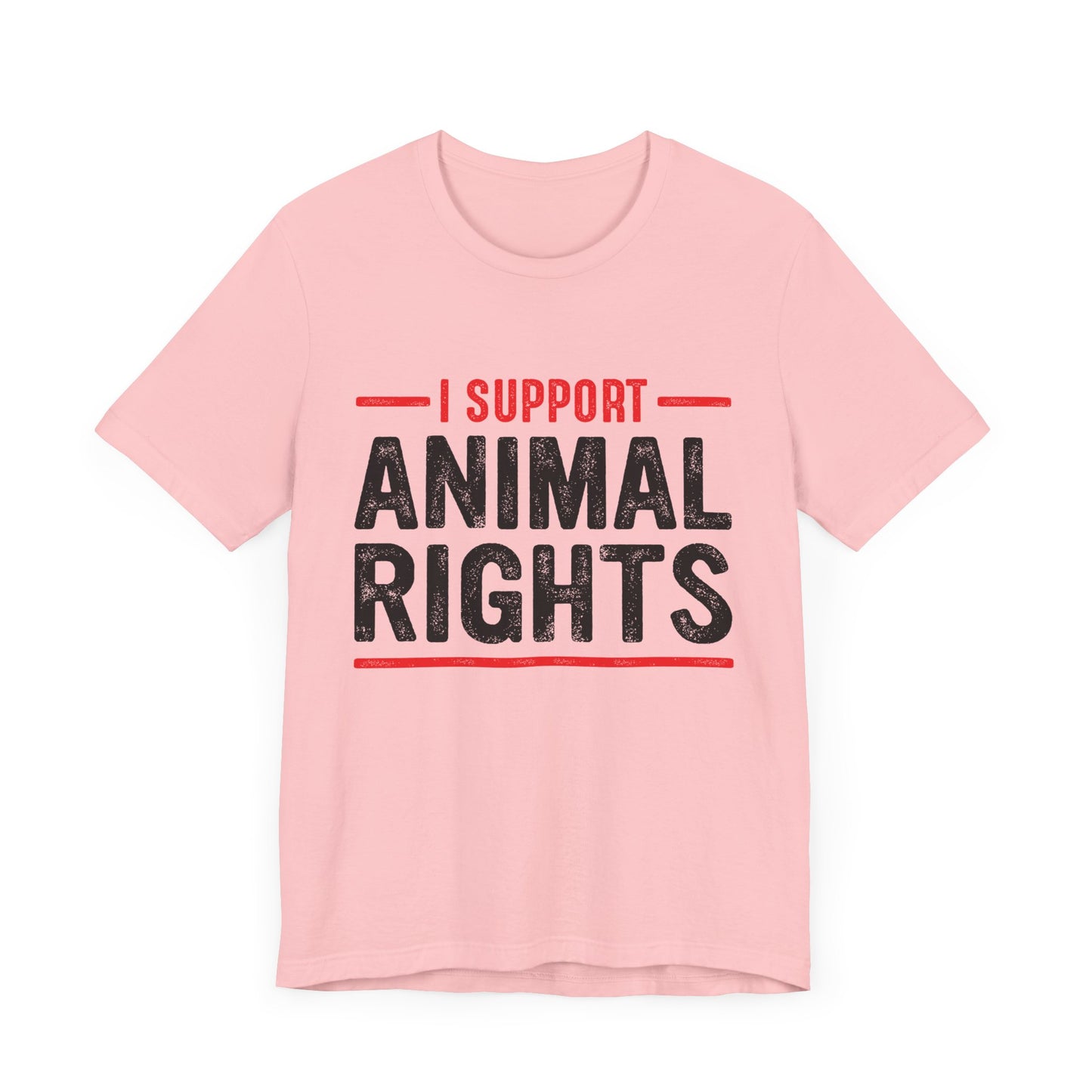 Vegan: I Support Animal Rights - Unisex Jersey Short Sleeve Tee