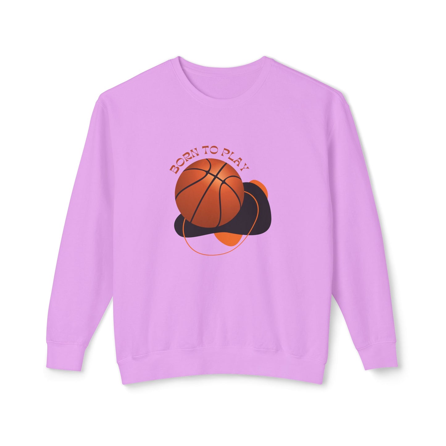 Born to Play Basketball - Unisex Lightweight Crewneck Sweatshirt - 10713