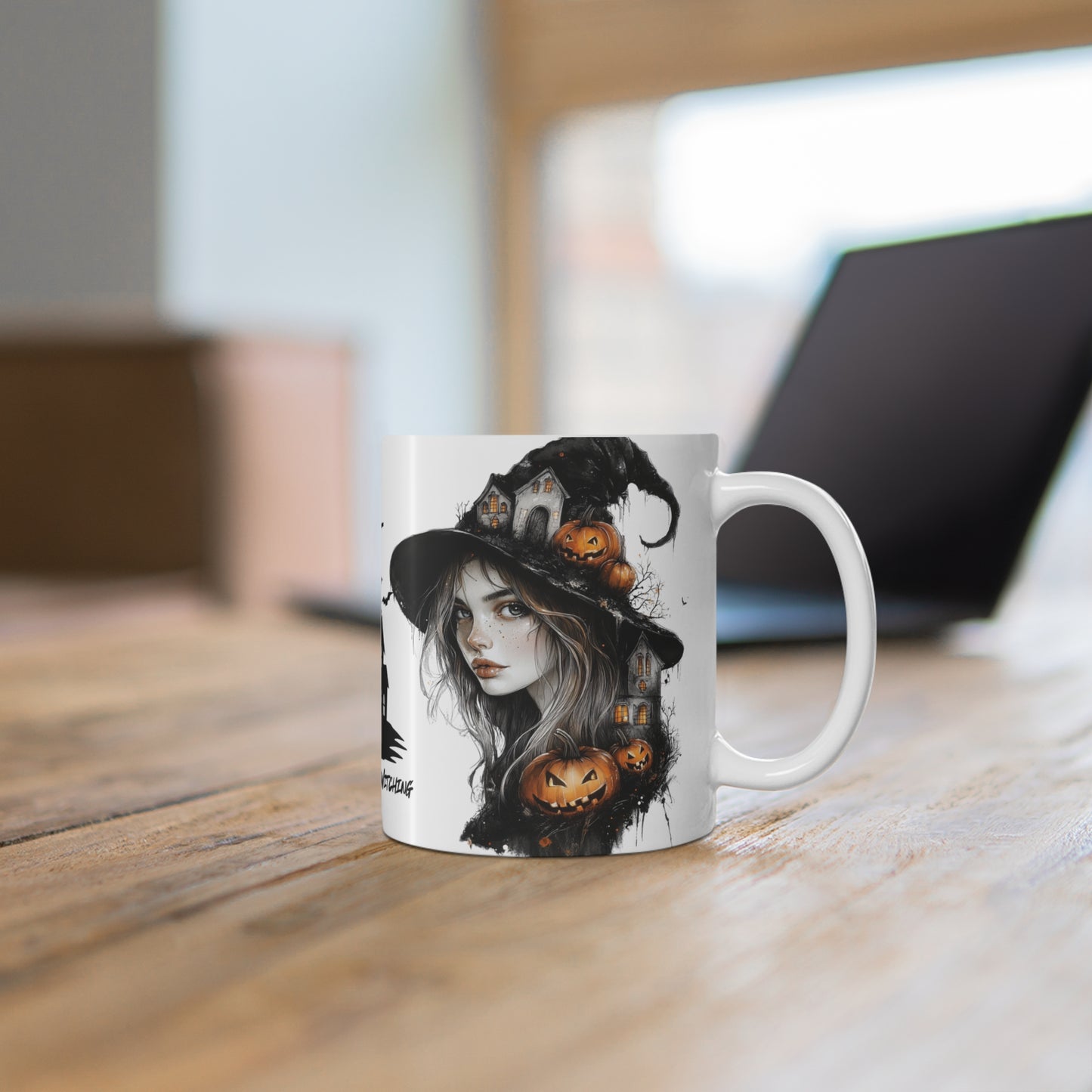 Halloween, Gorgeous & Bewitching - Mug 11oz