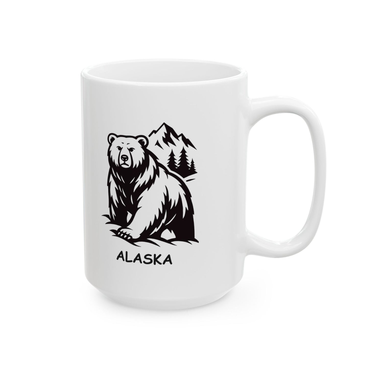 "Alaska: Where the snow is white, and the bears are just as big as the stories." Ceramic Mug - 13024