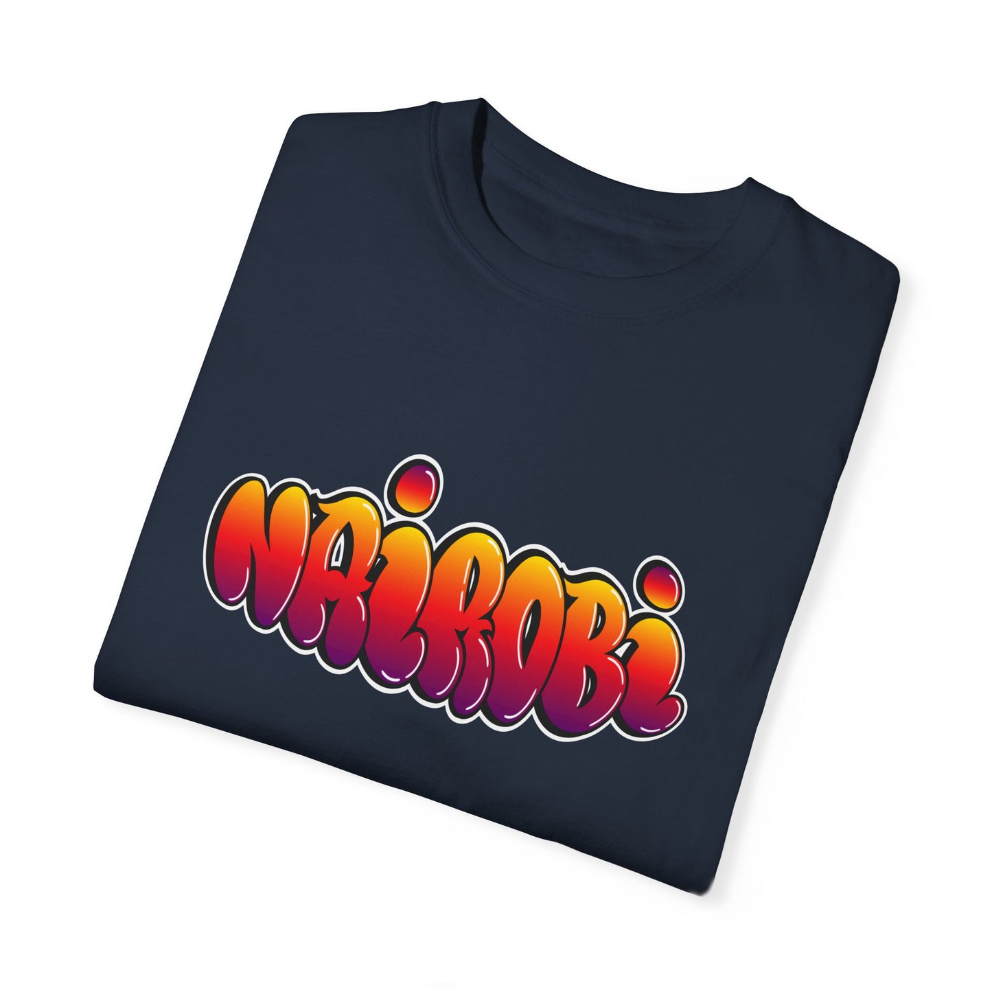 Nairobi Graphic T-Shirt - Unisex Garment-Dyed Tee - 12181