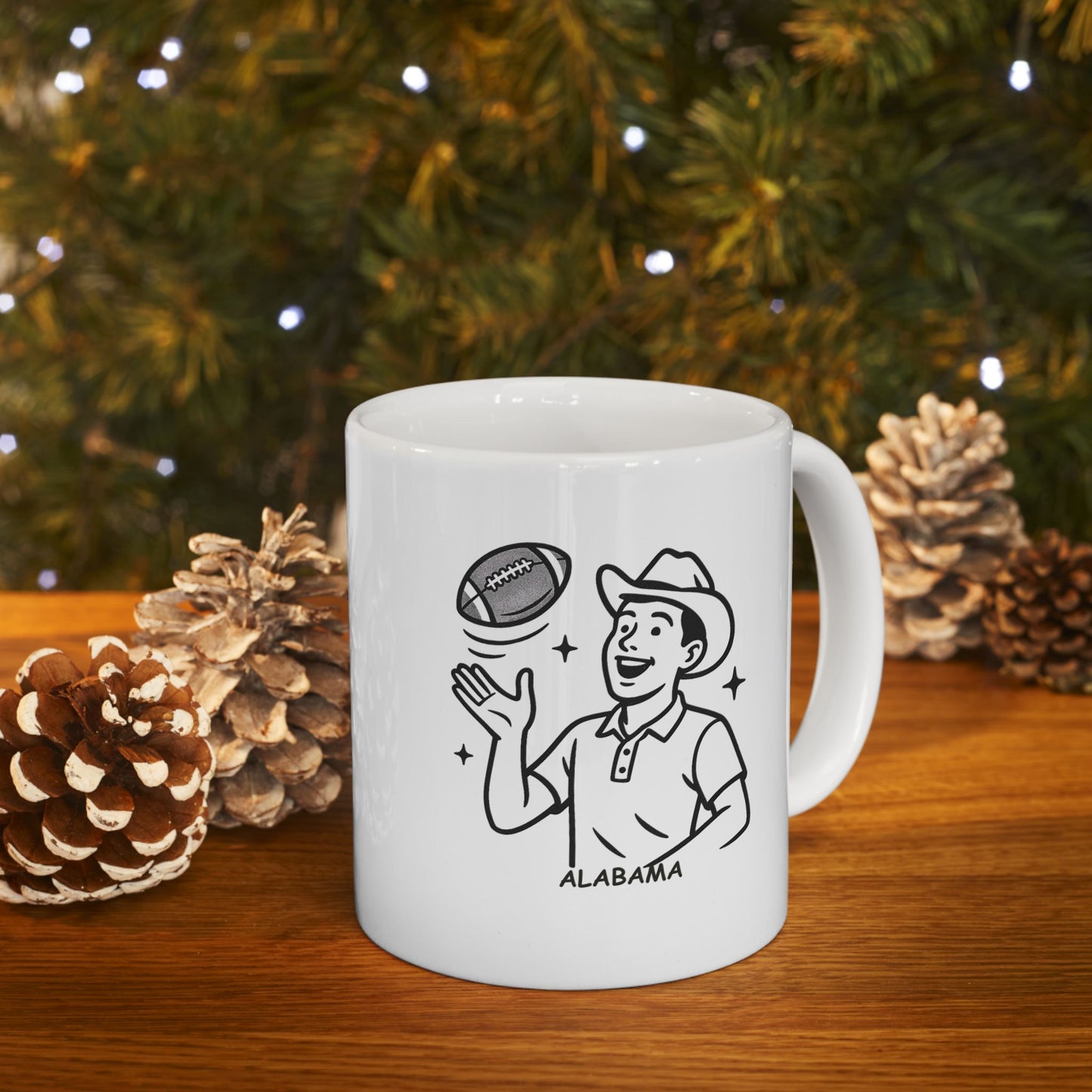 "Alabama: We put the ‘fun’ in ‘fundamentals’." Ceramic Mug - 11oz & 15oz - 12783