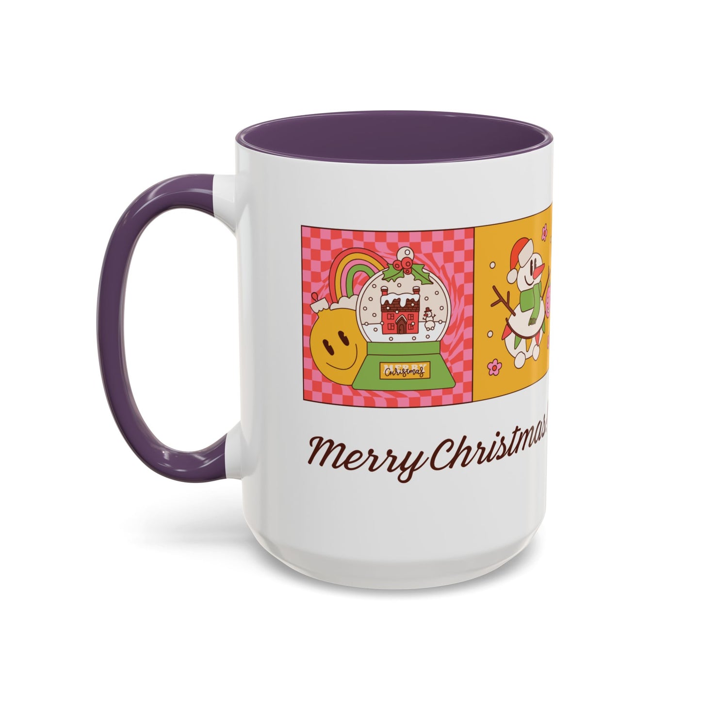 Merry Christmas - Accent Coffee Mug (11, 15oz) - 10916