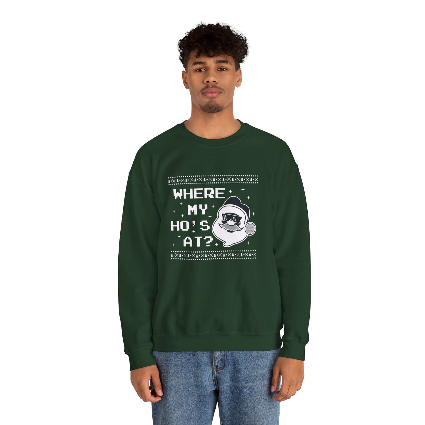 Where My Ho's At?  - Unisex Heavy Blend™ Crewneck Sweatshirt