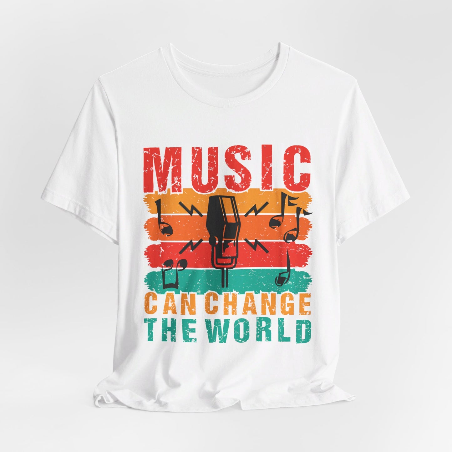 Music Can Change The World - Unisex Jersey Short Sleeve Tee