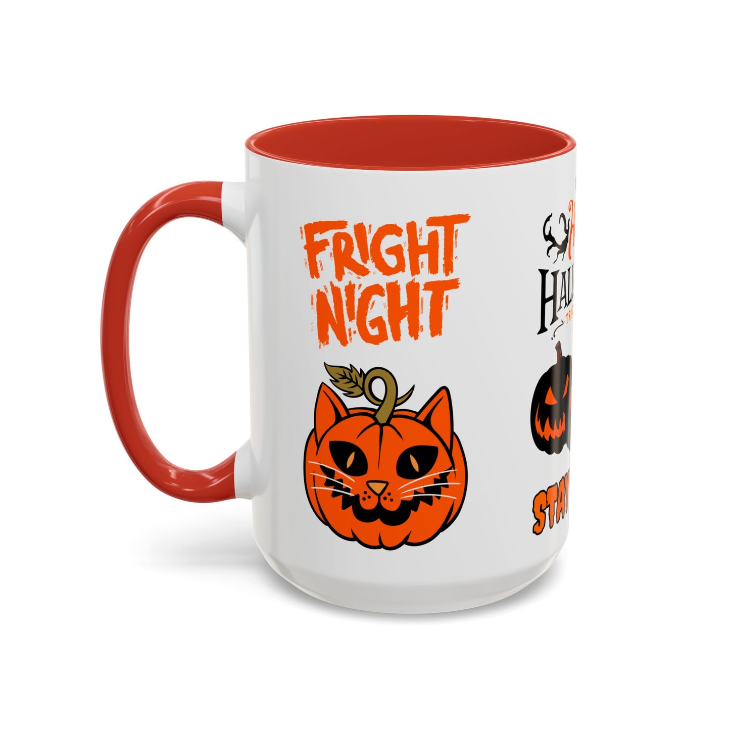 Happy Halloween, Stay Spooky - Accent Coffee Mug (11, 15oz)