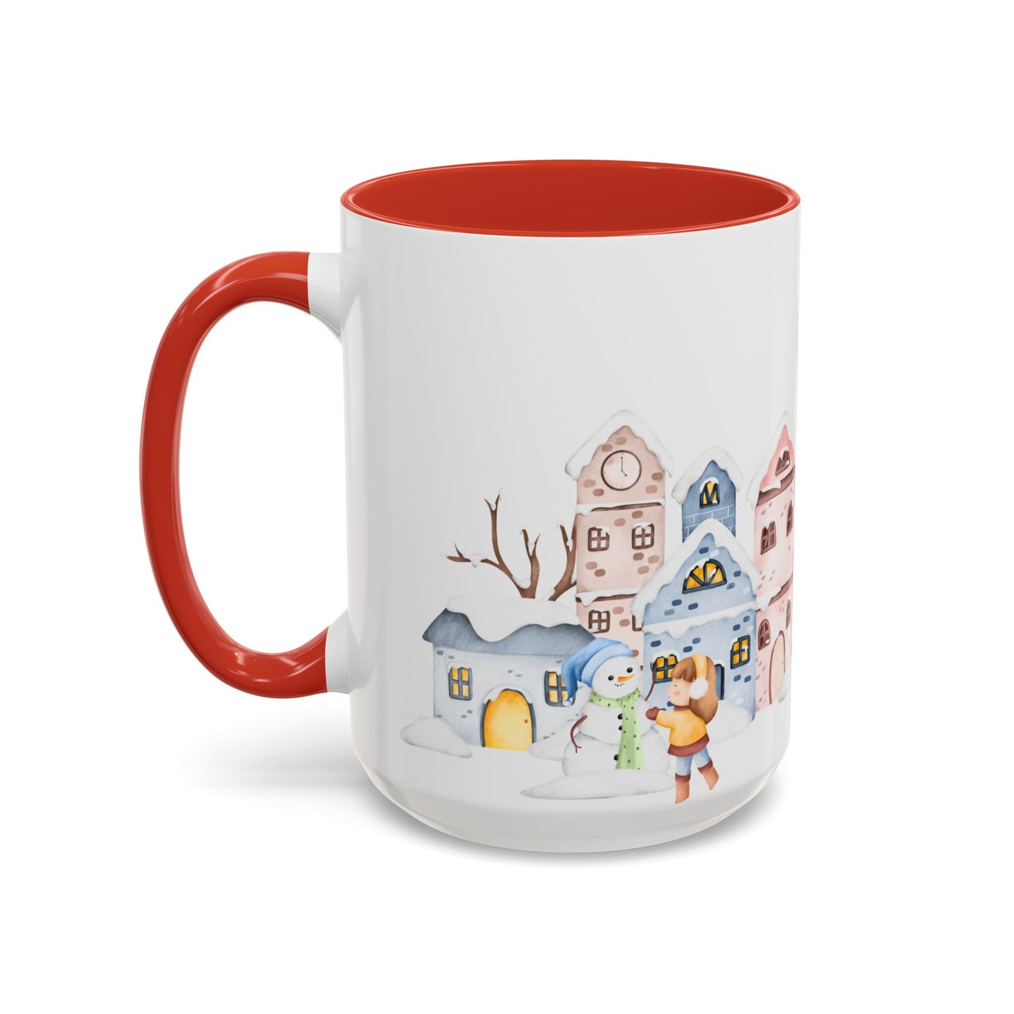 Winter Day, Outdoor - Accent Coffee Mug (11, 15oz) - 10455