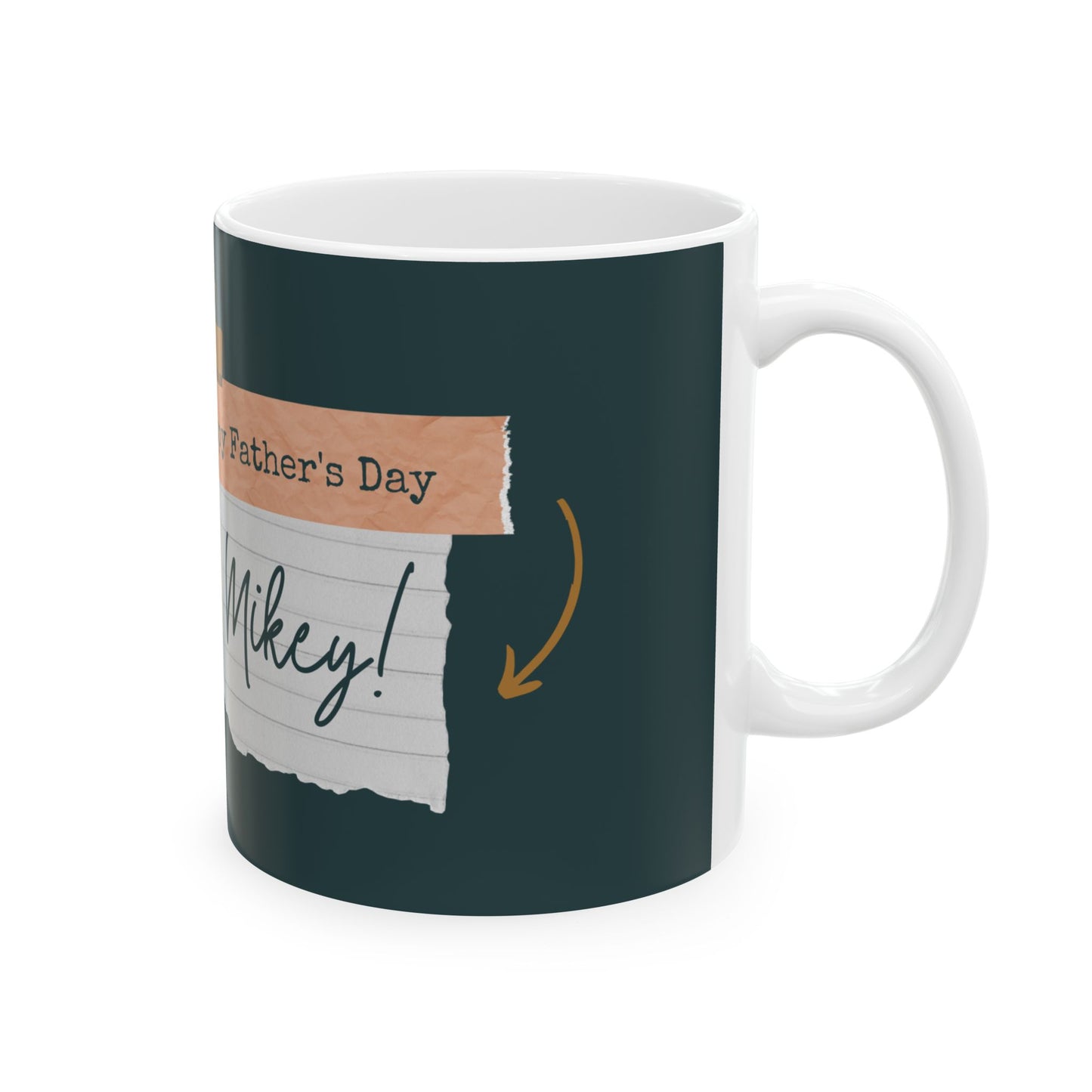 Personalized Father's Day Mug, Custom Gift for Dad, Family Photo Mug, Unique Coffee Cup, Celebrate Dad's Special Day - 14028