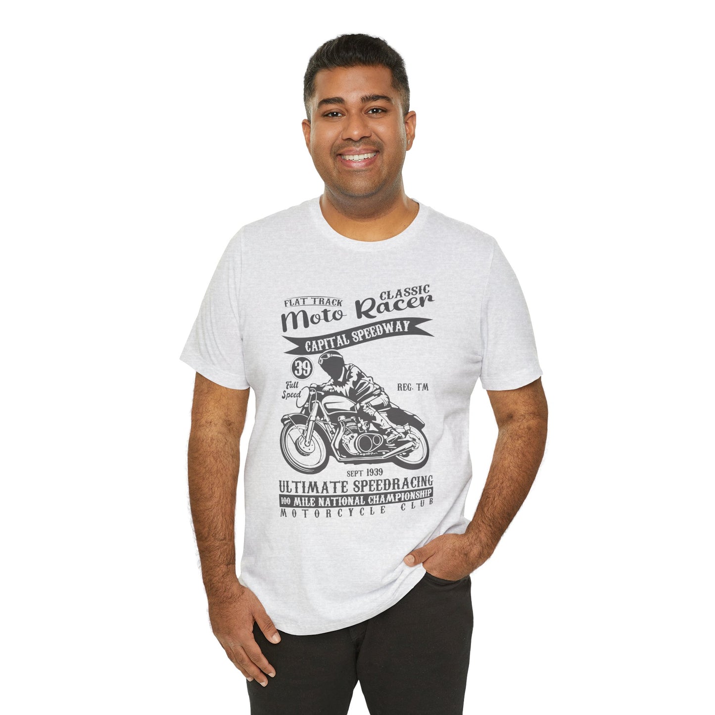 Classic Motor Racer - Unisex Jersey Short Sleeve Tee - 13296