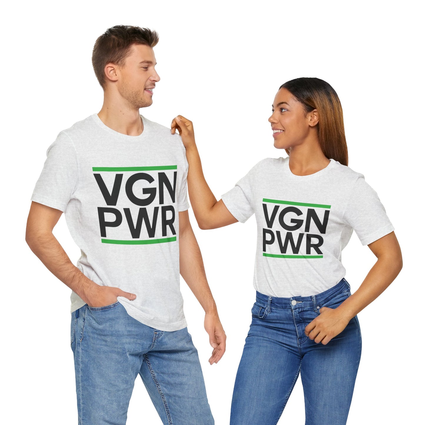 Vegan: VGN PWR - Unisex Jersey Short Sleeve Tee