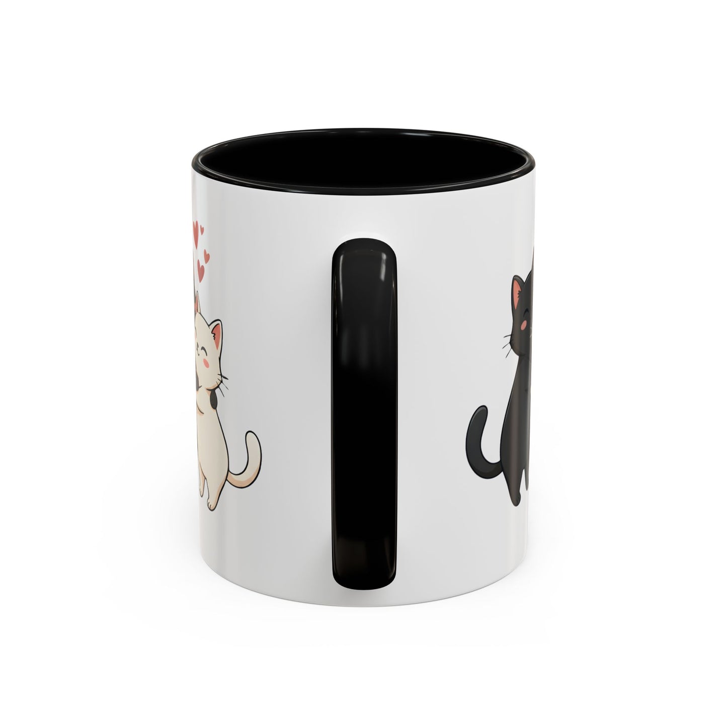 Cute Cats Personalized Mug — Custom Names & Established Date | Couple Valentine Gift (11oz / 15oz) - 14752