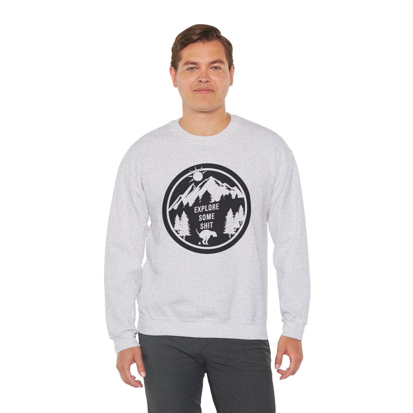 Explore Some Shit - Unisex Heavy Blend™ Crewneck Sweatshirt