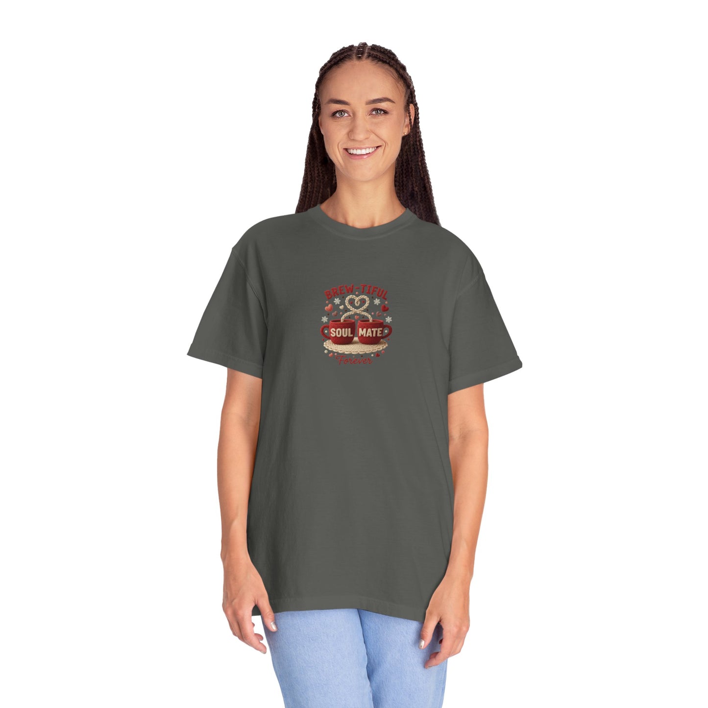 Brew-tiful Soul Mate Coffee Graphic T-Shirt - 14747