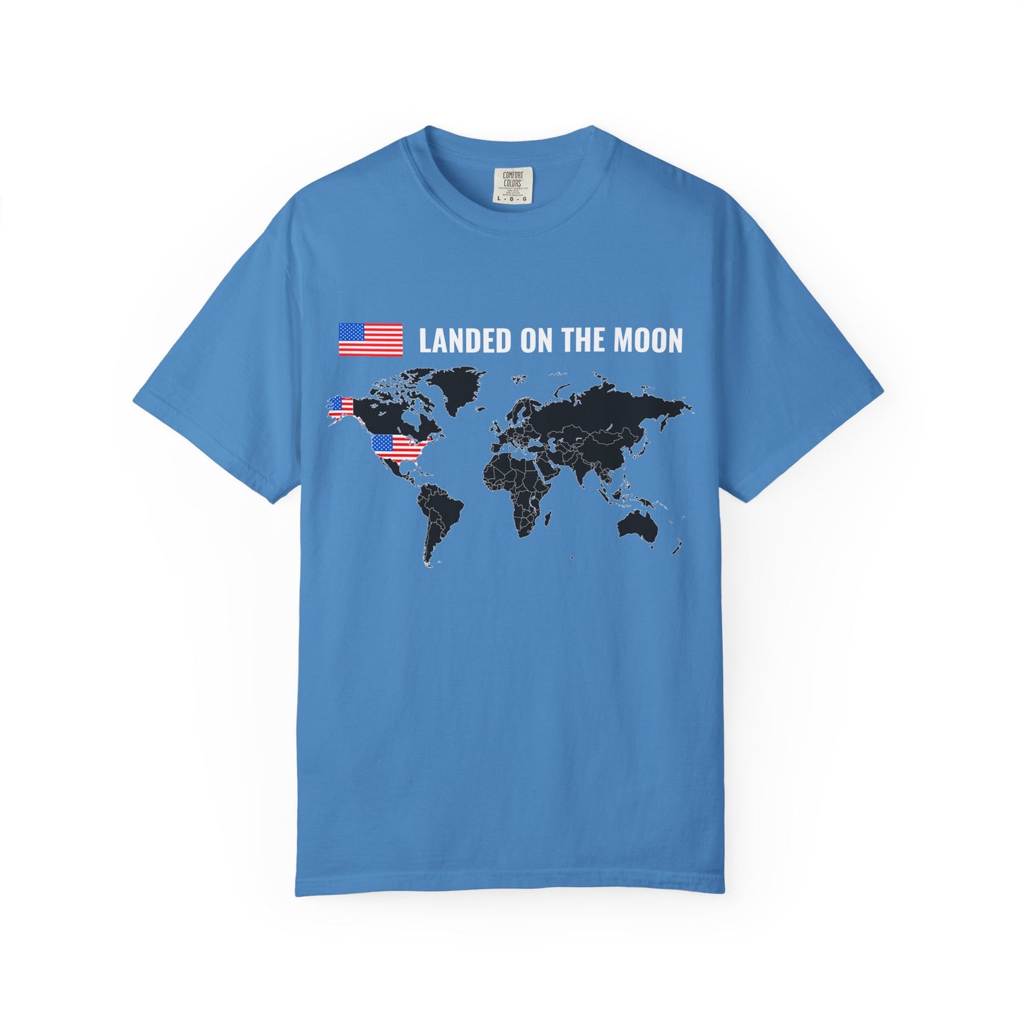 USA, Moon Landing Unisex T-Shirt | Vintage Space Vibe, July 4th - 13735