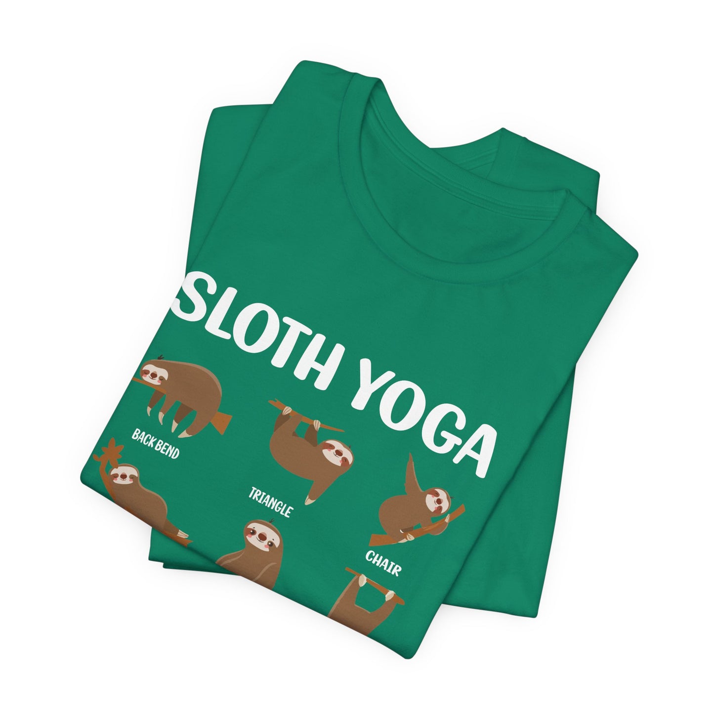 Sloth Yoga - Unisex Jersey Short Sleeve Tee - 12534