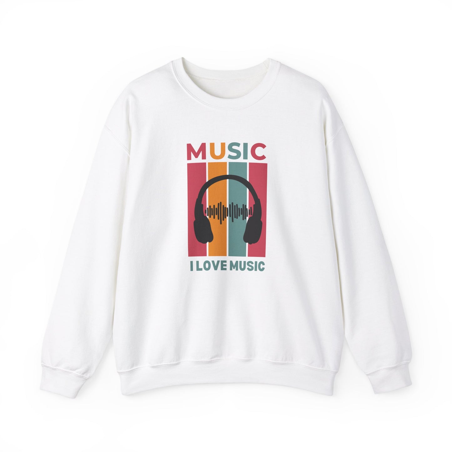 I Love Music - Unisex Heavy Blend™ Crewneck Sweatshirt - 10599