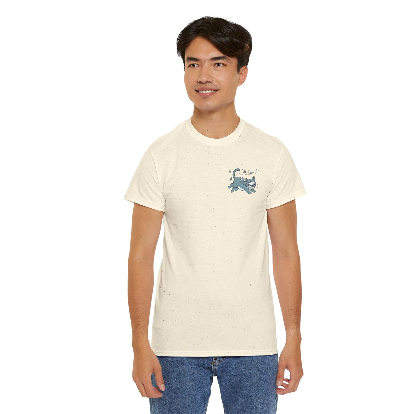 Sea Cats T-Shirt — Cute Underwater Cat Graphic Tee, Ocean Cat Lover Gift - 14869