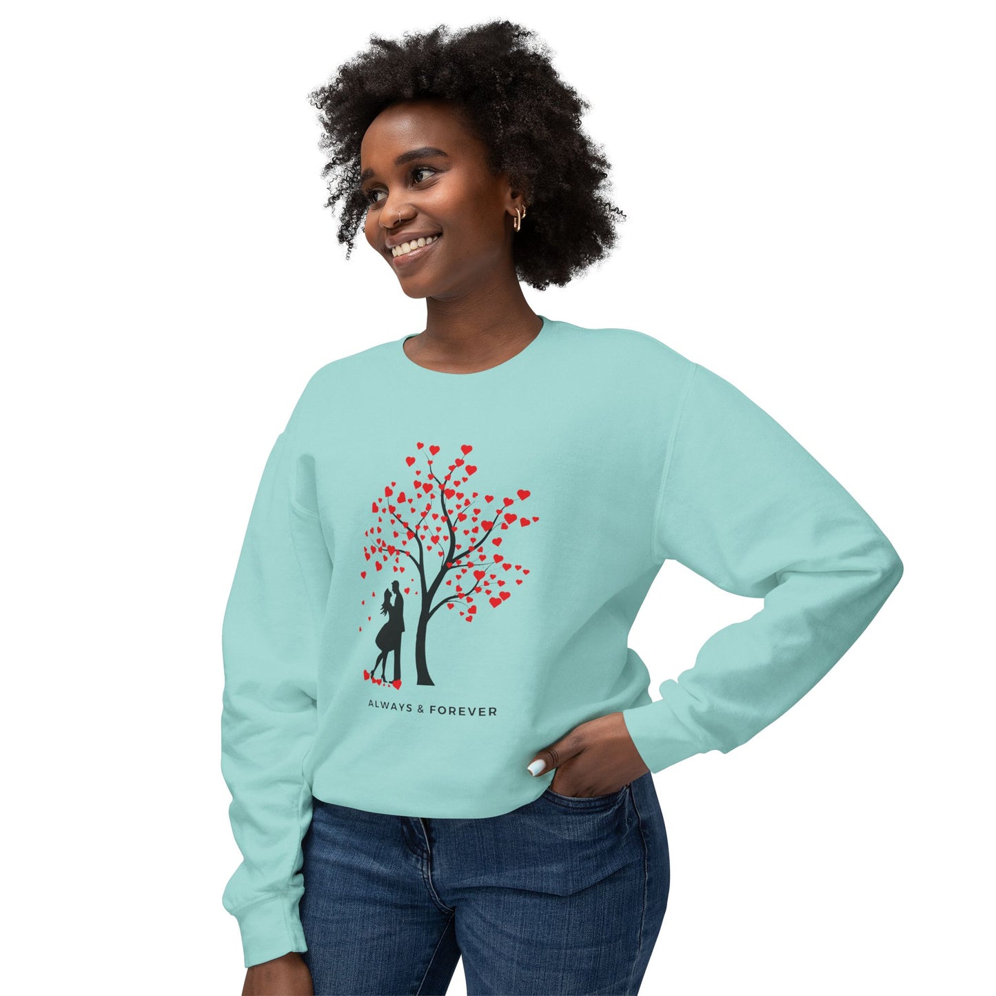 Always & Forever - Unisex Lightweight Crewneck Sweatshirt - 11553