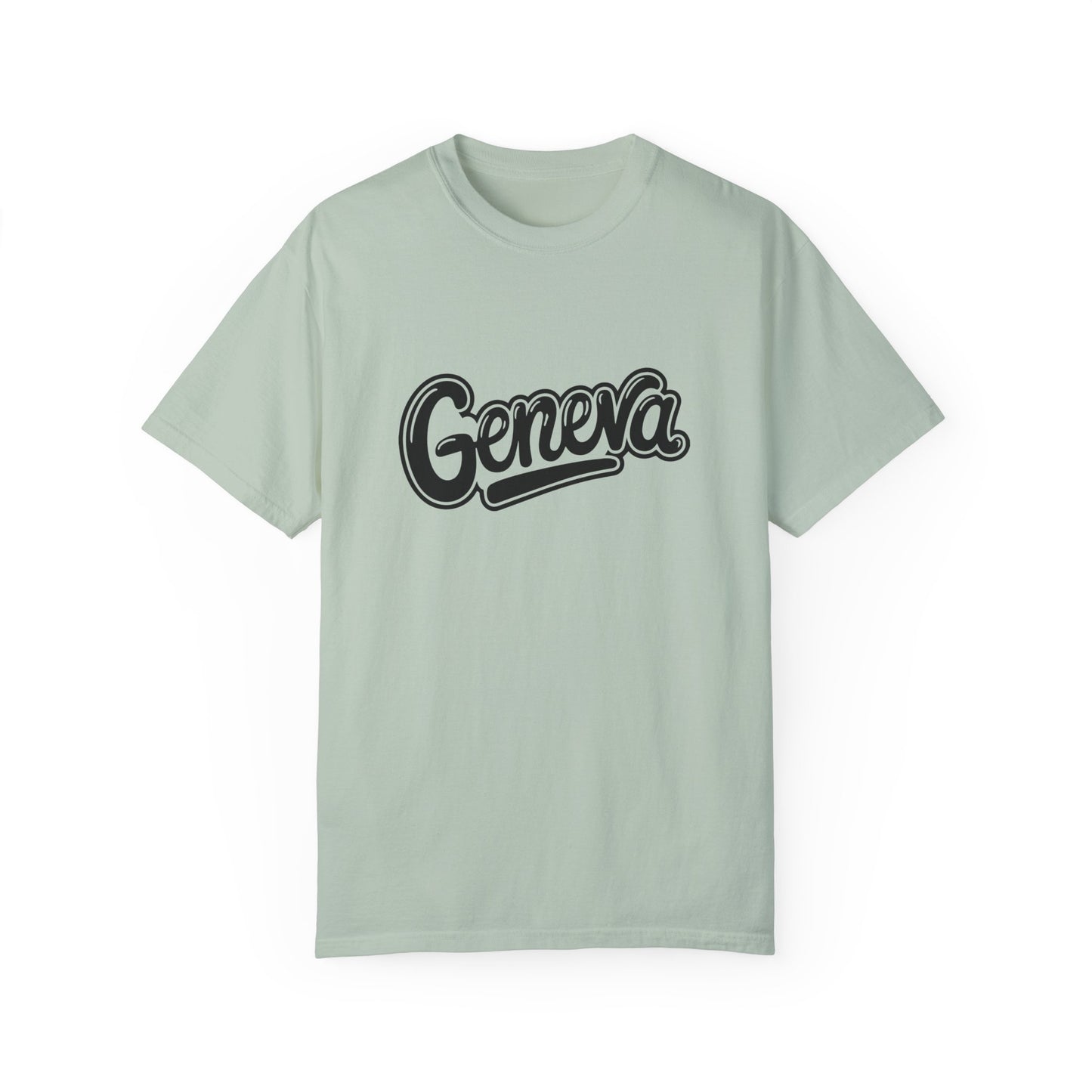 Geneva Unisex Garment-Dyed T-Shirt - Casual Comfort for Travel Lovers - 12261