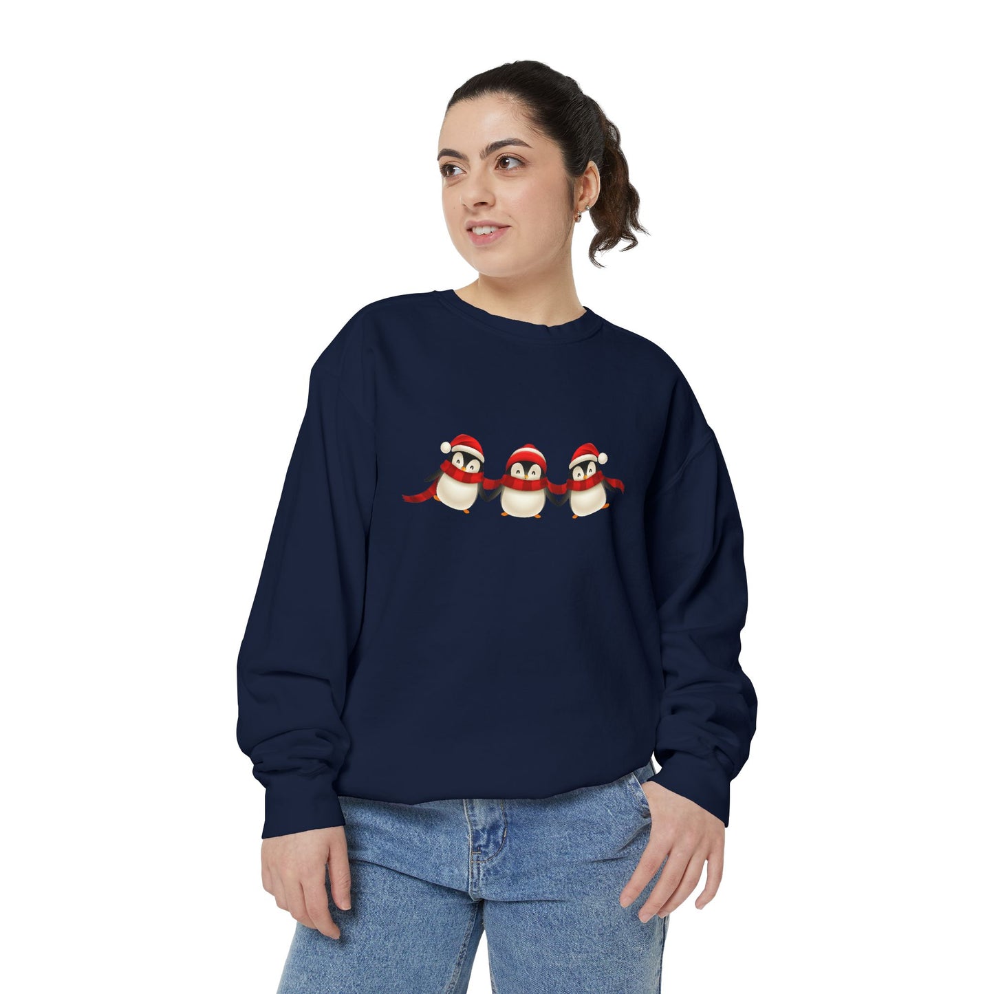 Penguins  - Unisex Garment-Dyed Sweatshirt