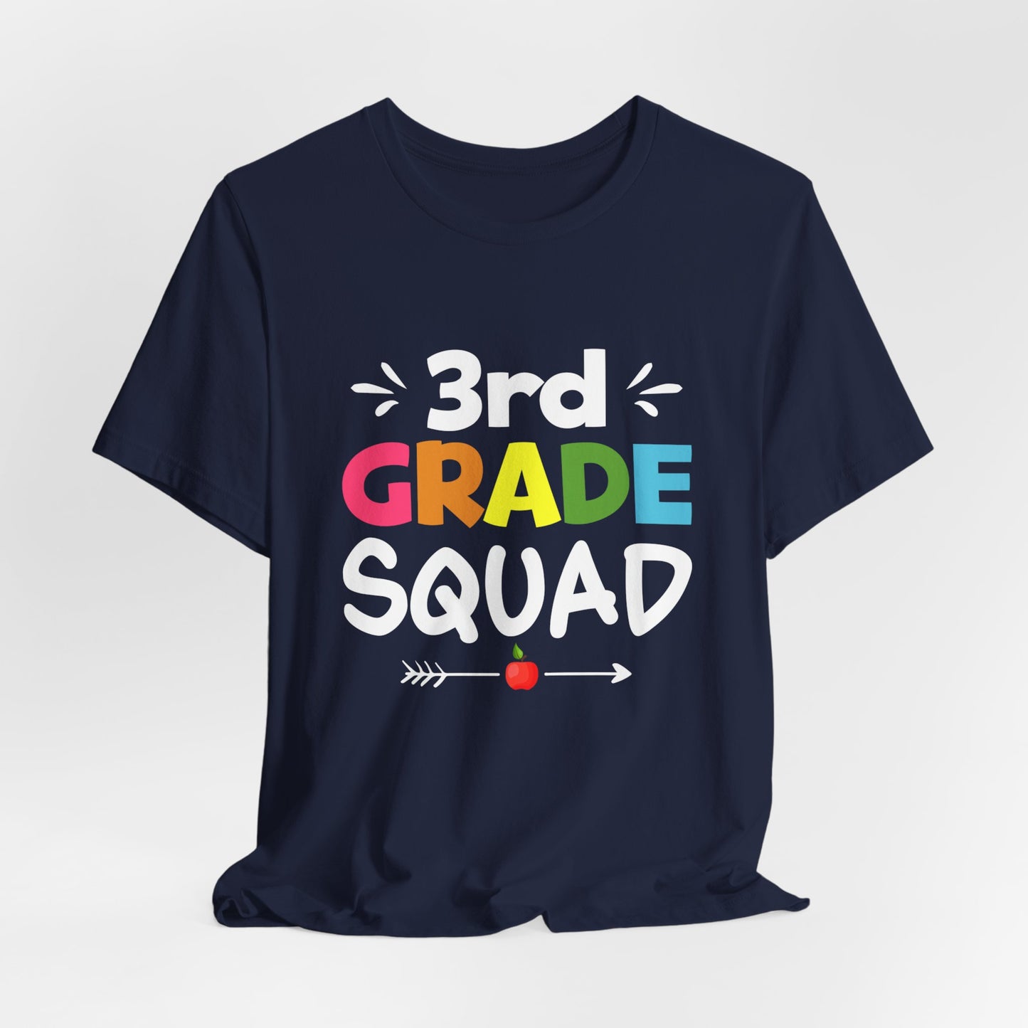 Teacher: 3rd Grade Squad - Unisex Jersey Short Sleeve Tee