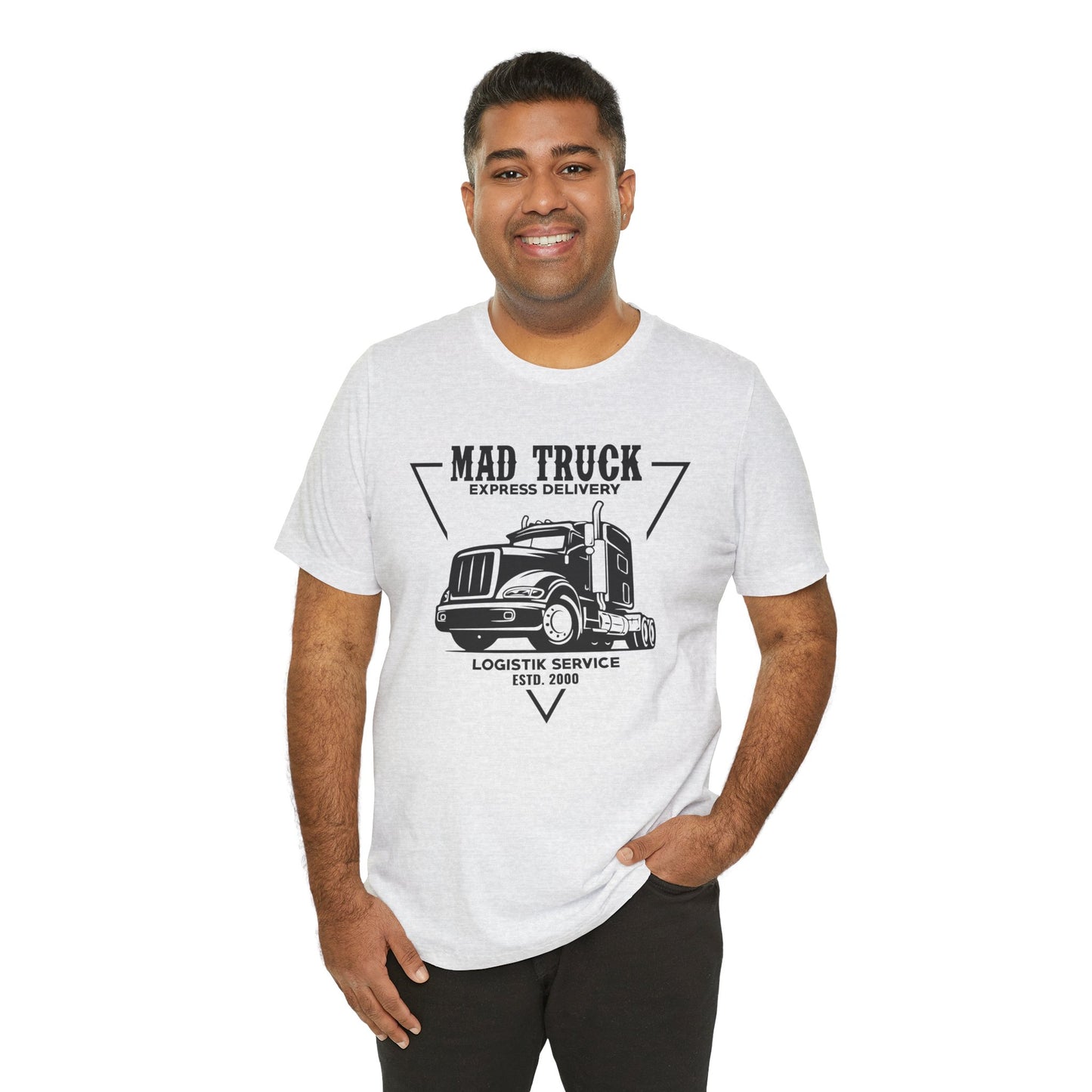 Mad Truck Express Delivery - Unisex Jersey Short Sleeve Tee - 13008