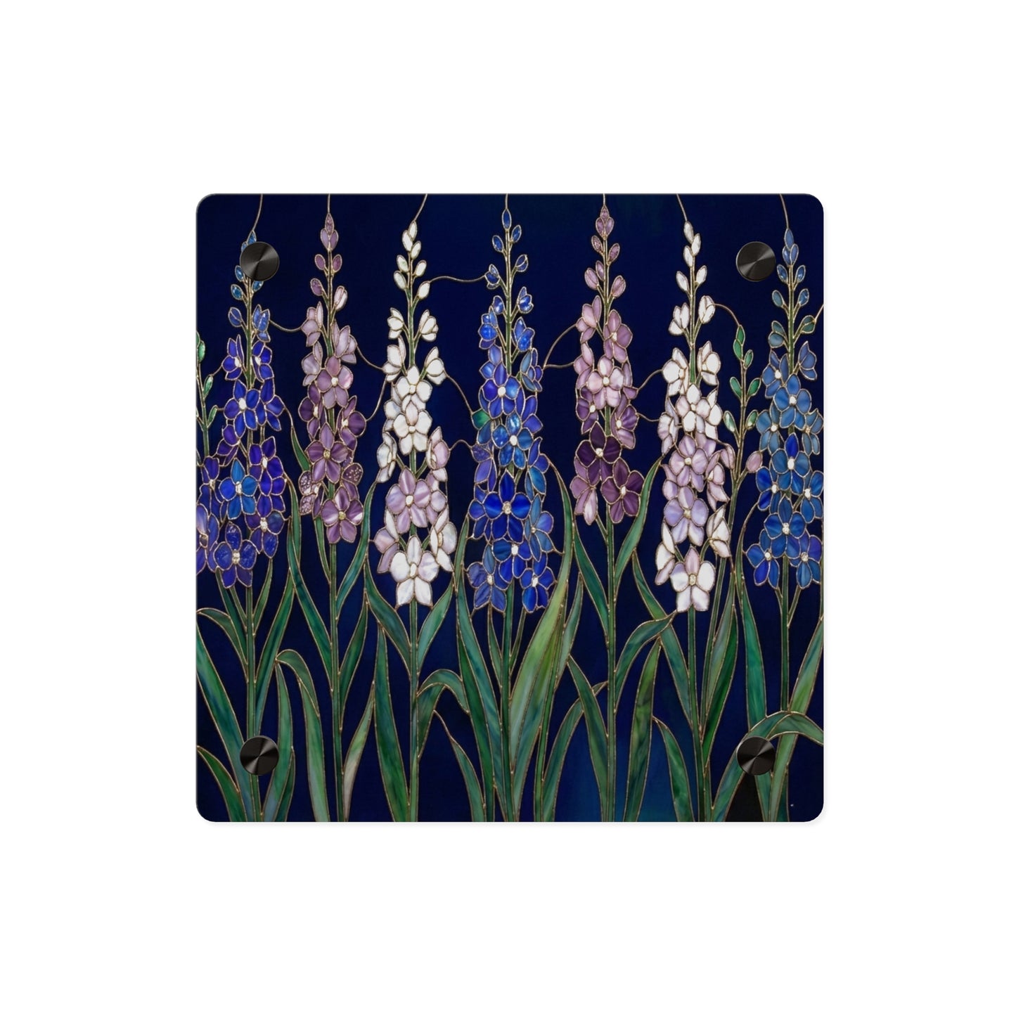 Larkspur Floral Acrylic Wall Art — 14605