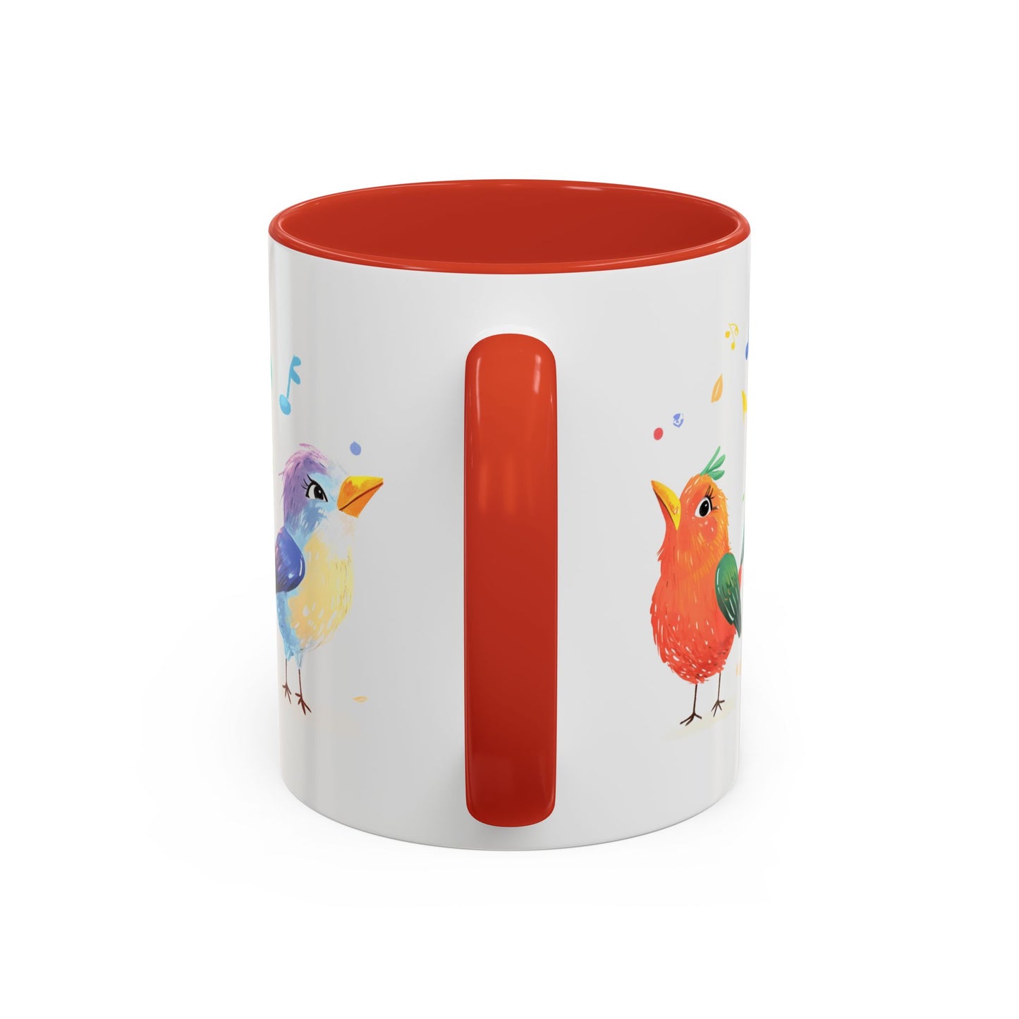 Colorful Birds - Accent Coffee Mug (11, 15oz)