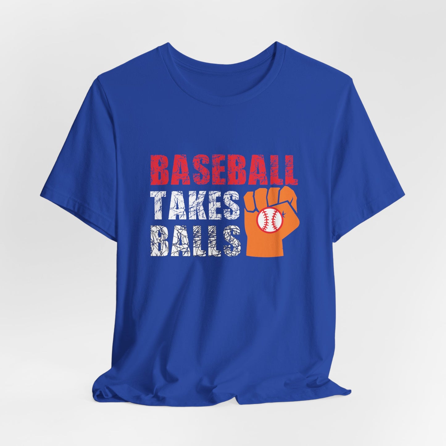 Baseball Takes Balls - Unisex Jersey Short Sleeve Tee