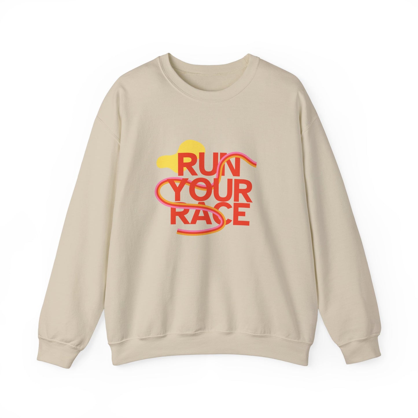 Run Your Race - Unisex Heavy Blend™ Crewneck Sweatshirt