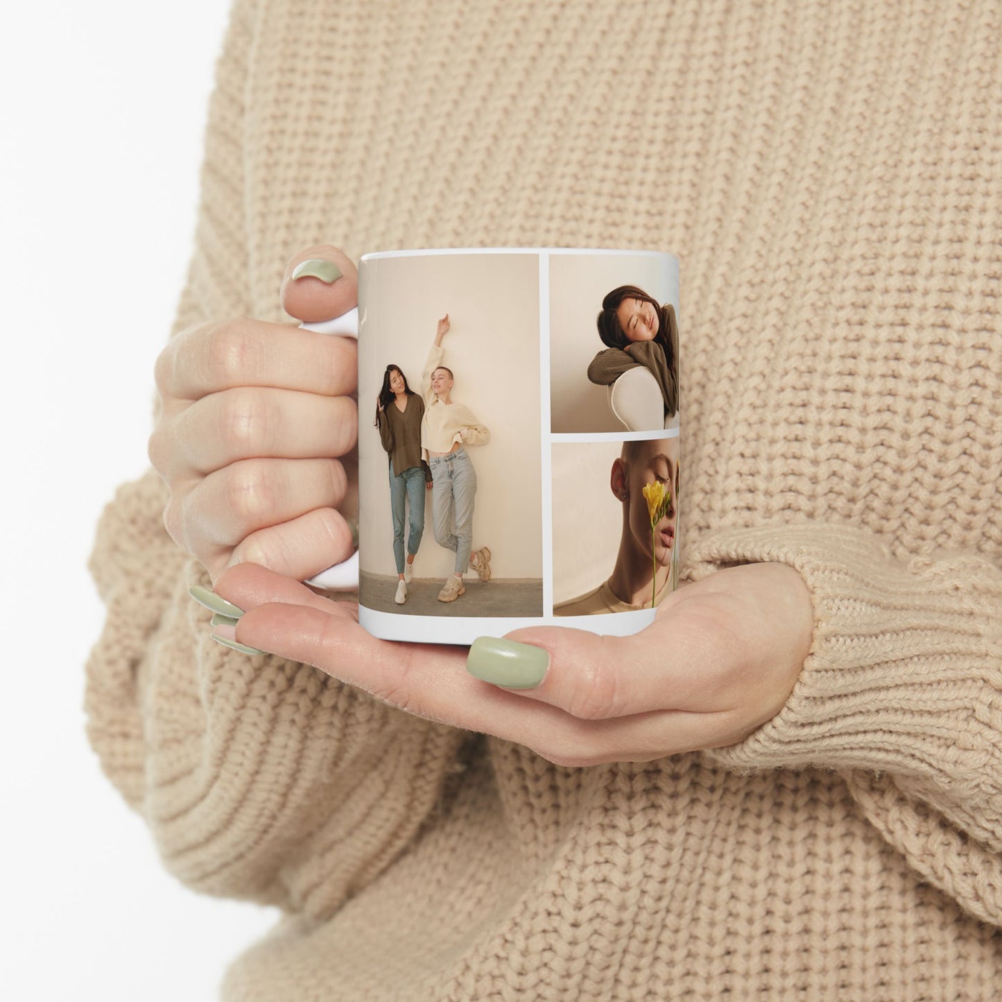 Girlfriend, Photos, Customizable - Ceramic Mug, (11oz, 15oz) - 10963