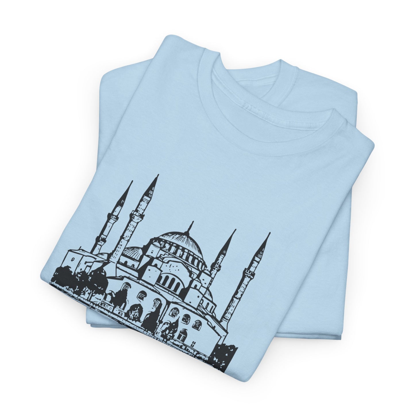 Istanbul Unisex Heavy Cotton Tee - Travel Inspired Apparel - 12007