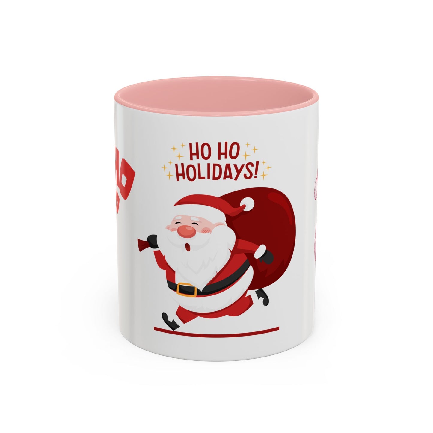 Santa, Ho Ho Holidays  - Accent Coffee Mug (11, 15oz)