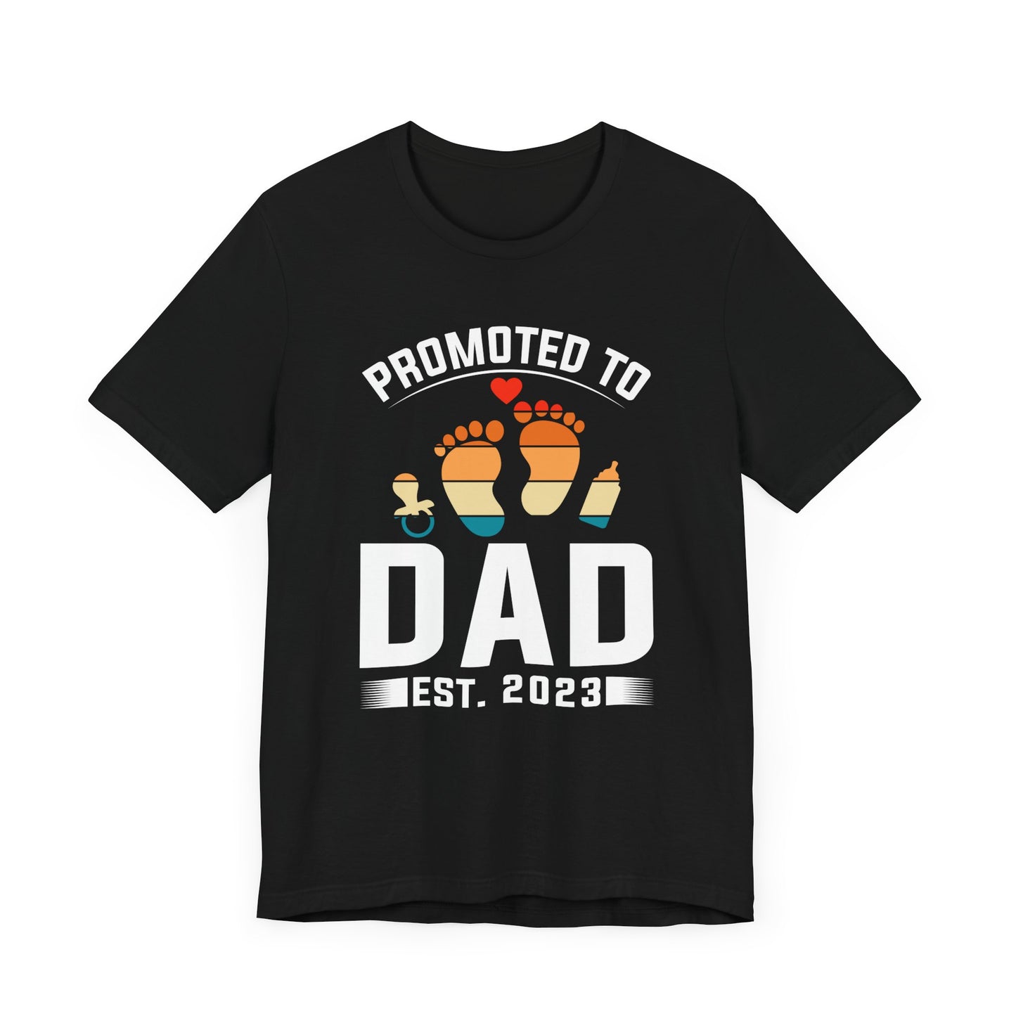 Promoted To Dad - Unisex Jersey Short Sleeve Tee