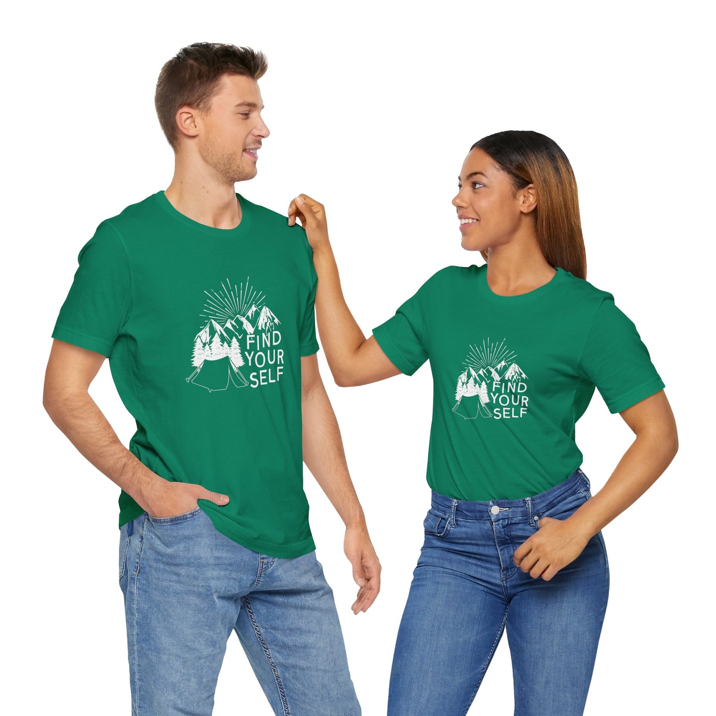 Camping: Find Yourself - Unisex Jersey Short Sleeve Tee