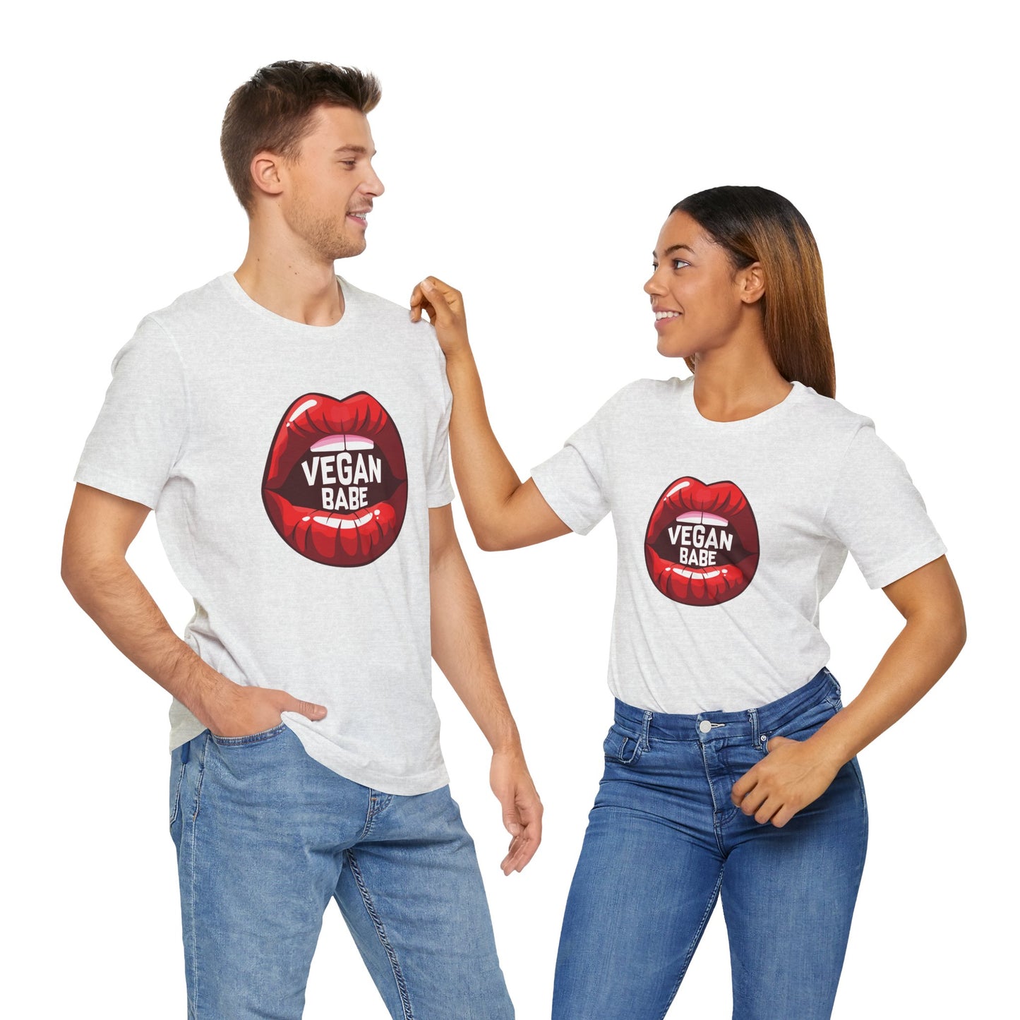Vegan Babe - Unisex Jersey Short Sleeve Tee - 12426