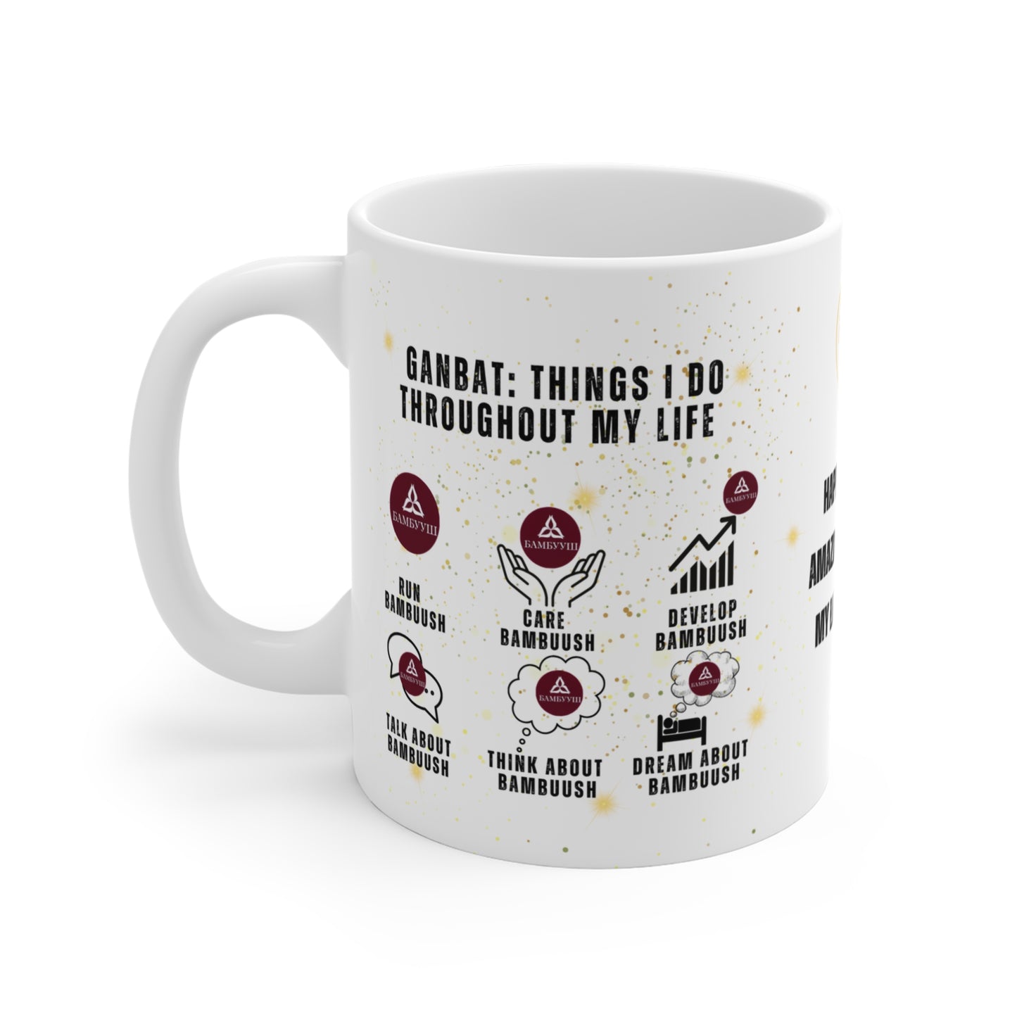 Happy Birthday to My Hubby, Customizable -  Mug 11oz - 11764