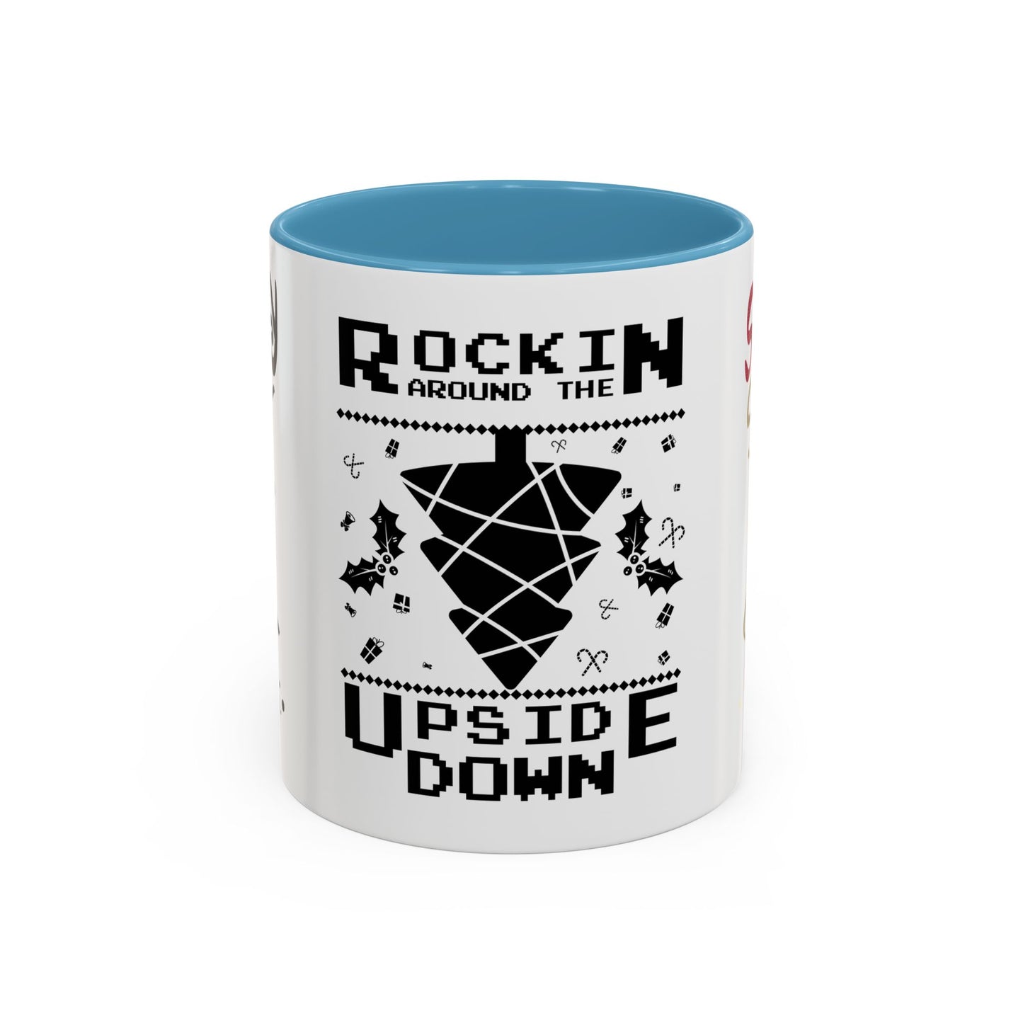 Rocking Around The Tree Upside Down - Accent Coffee Mug (11, 15oz)