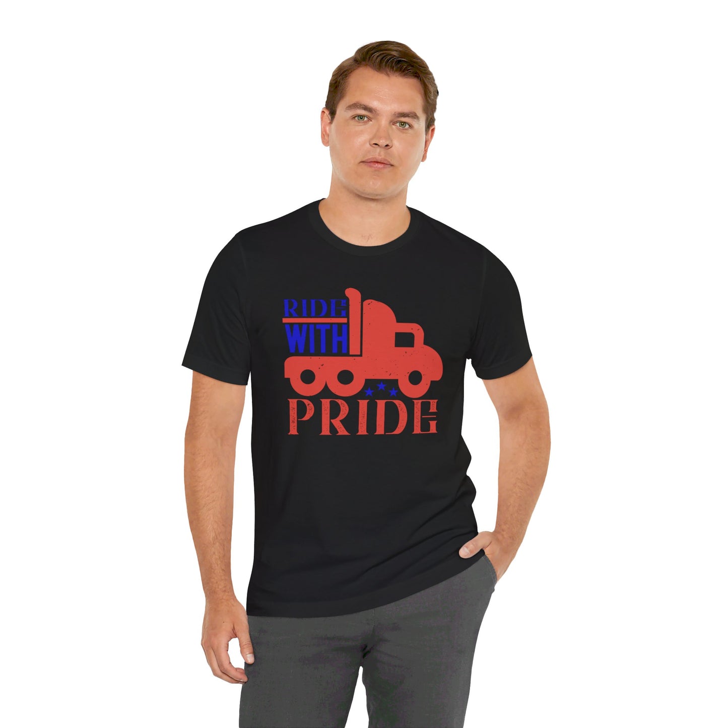 Ride With Pride - Unisex Jersey Short Sleeve Tee