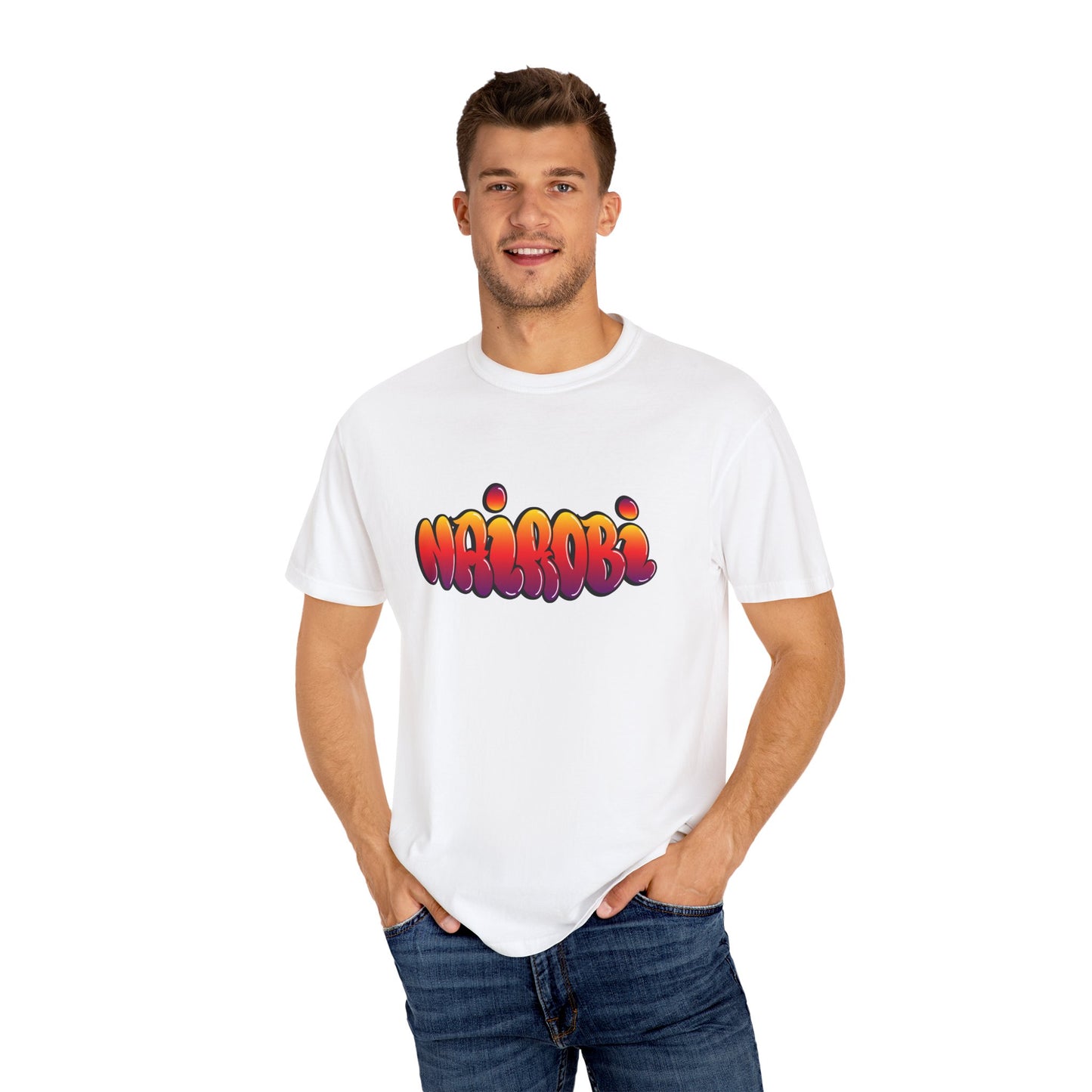 Nairobi Graphic T-Shirt - Unisex Garment-Dyed Tee - 12181