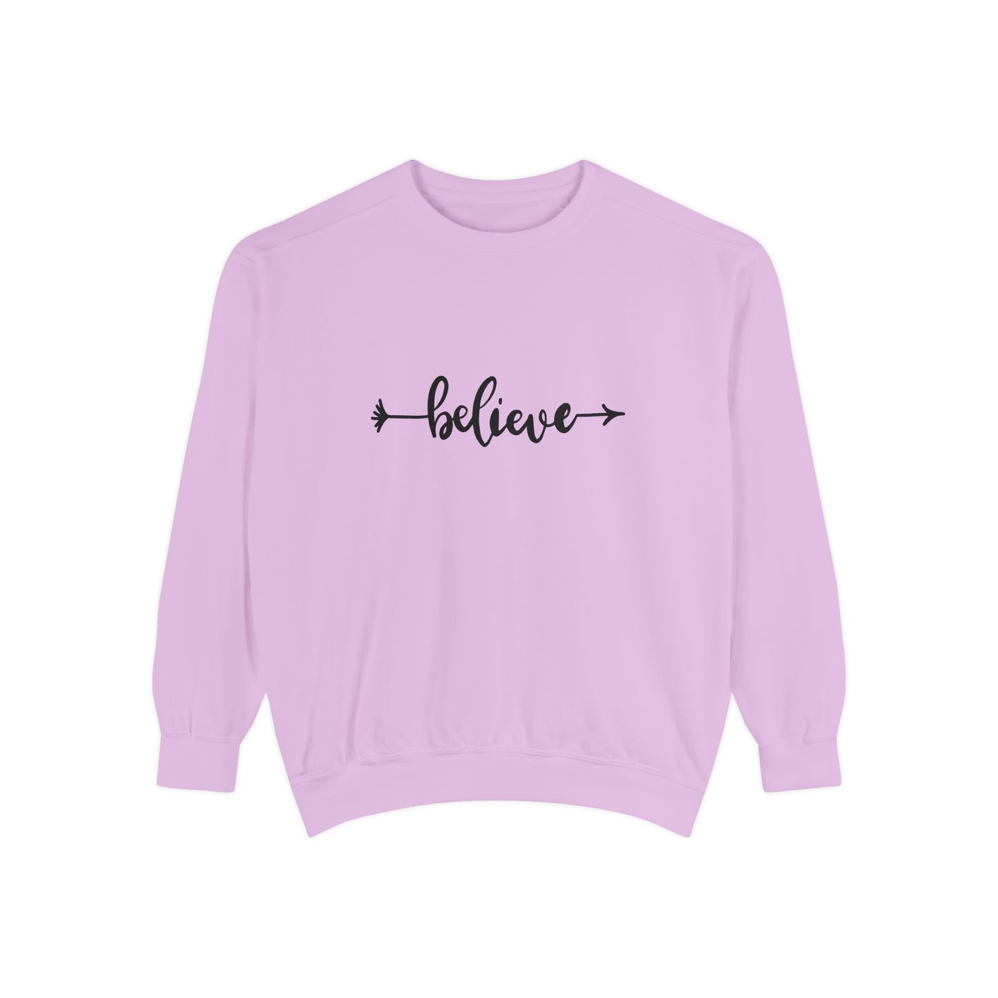 Believe - Unisex Garment-Dyed Sweatshirt - 10530