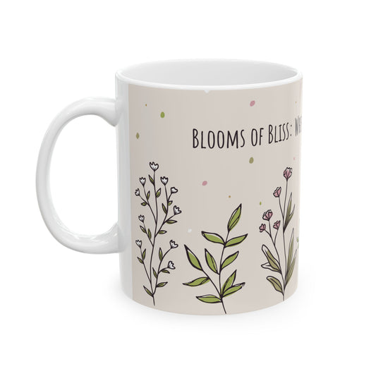 Blooms of Bliss - Ceramic Mug, (11oz, 15oz) - 10901