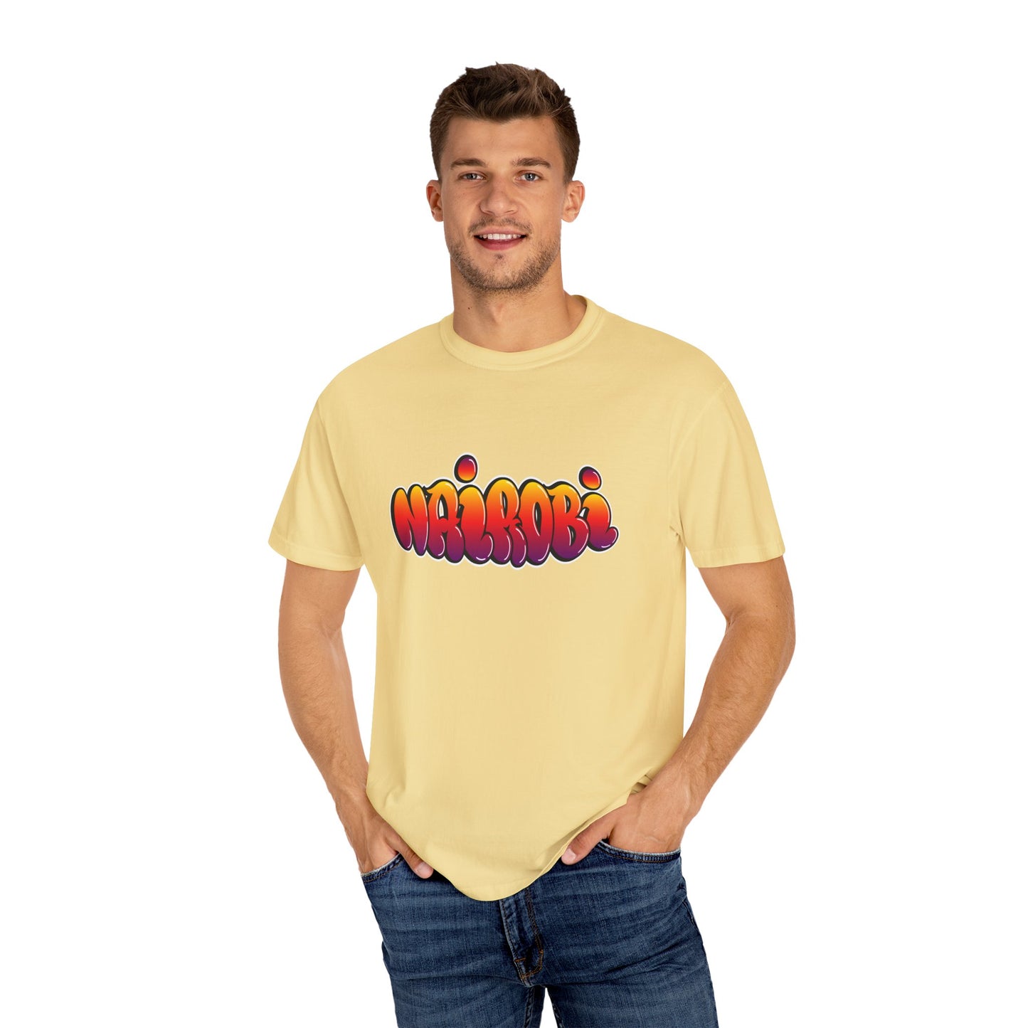 Nairobi Graphic T-Shirt - Unisex Garment-Dyed Tee - 12181