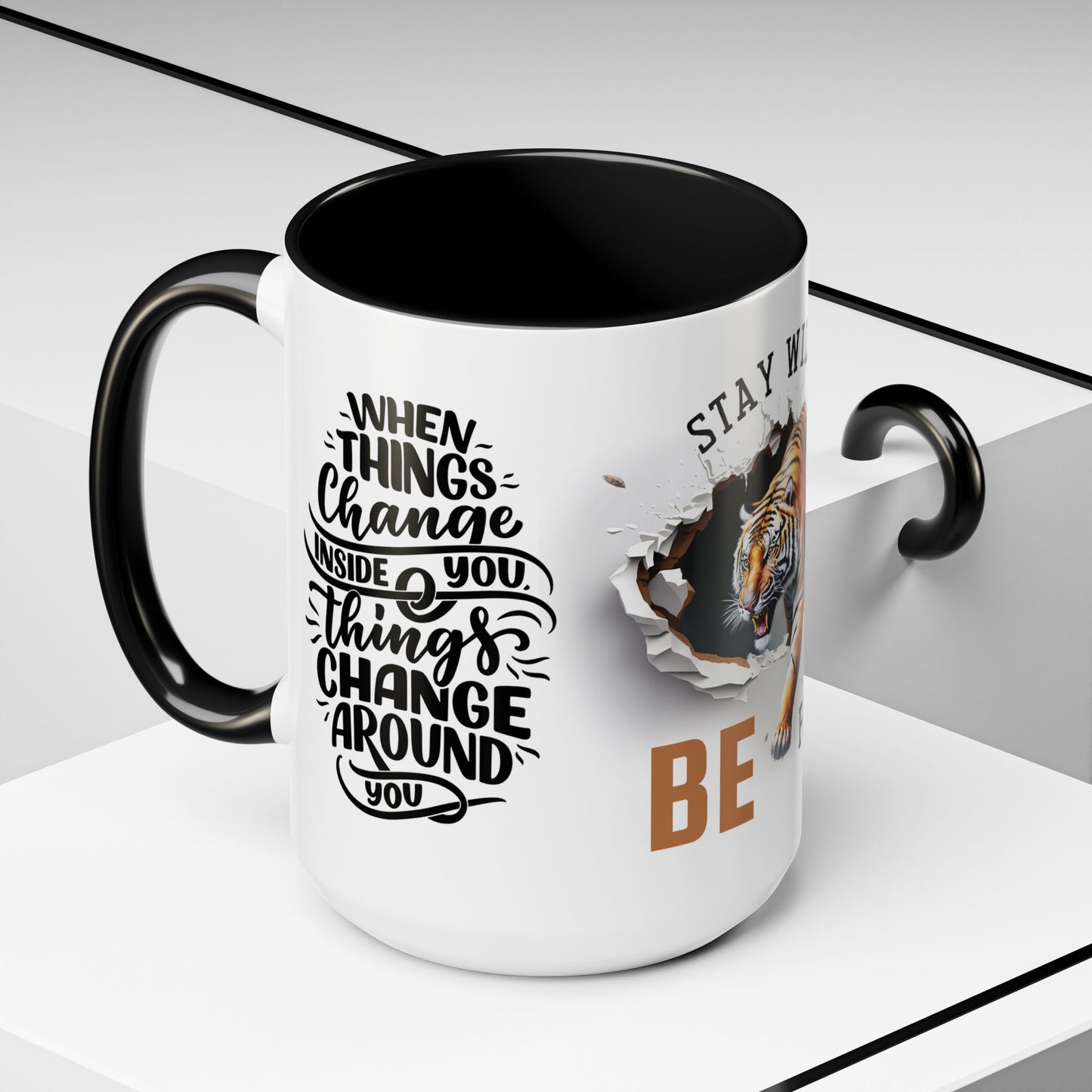 Stay Wild, Be Free - Accent Coffee Mug (11, 15oz)