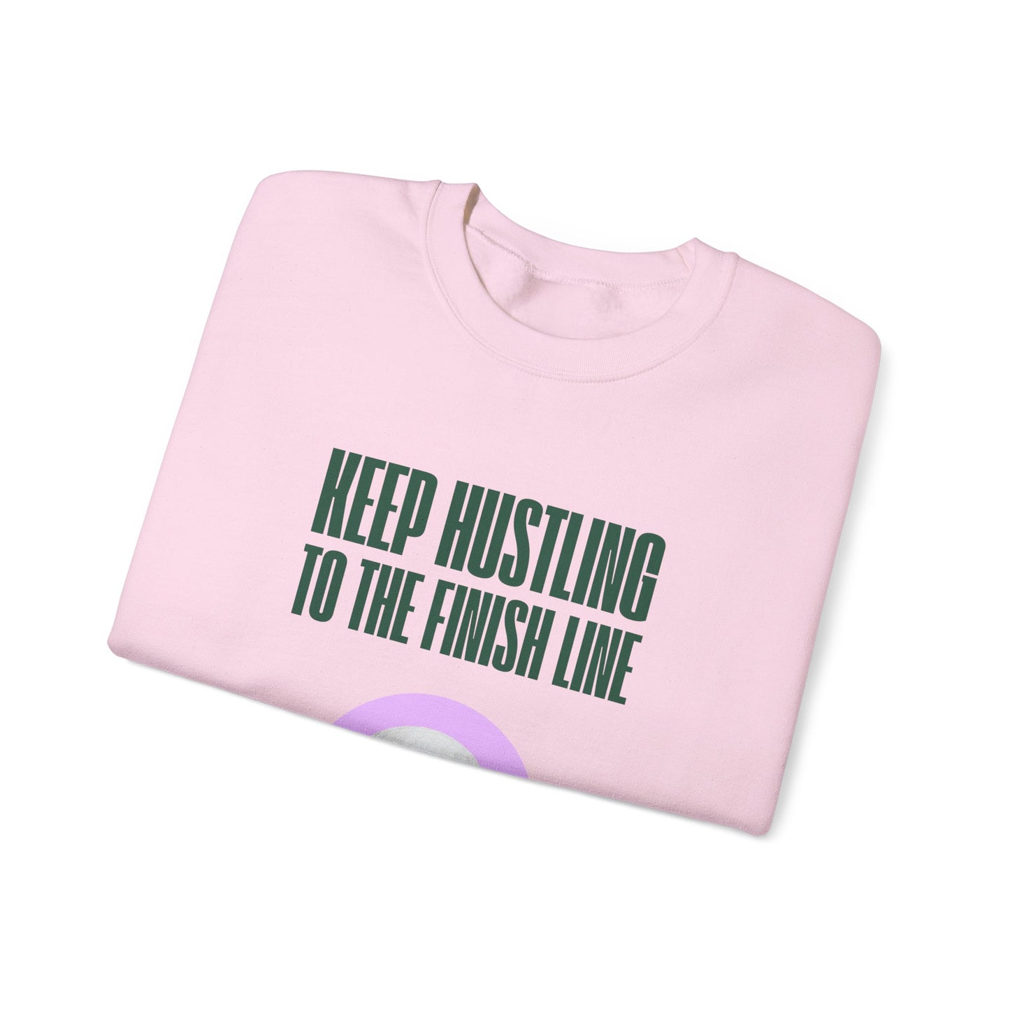 Golf, Keep Hustling to The Finish Line - Unisex Heavy Blend™ Crewneck Sweatshirt - 10580