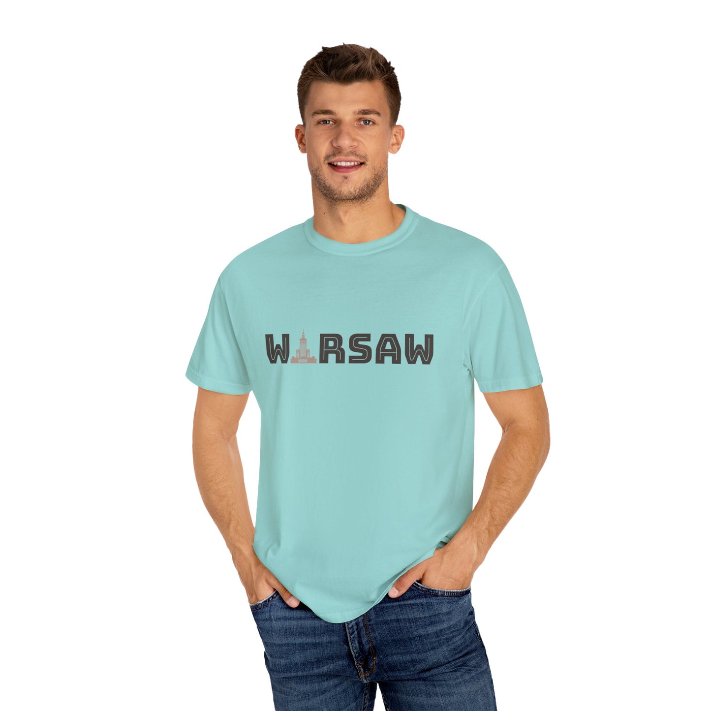 Warsaw City Graphic Unisex T-Shirt – Perfect for Travelers and Locals - 12141