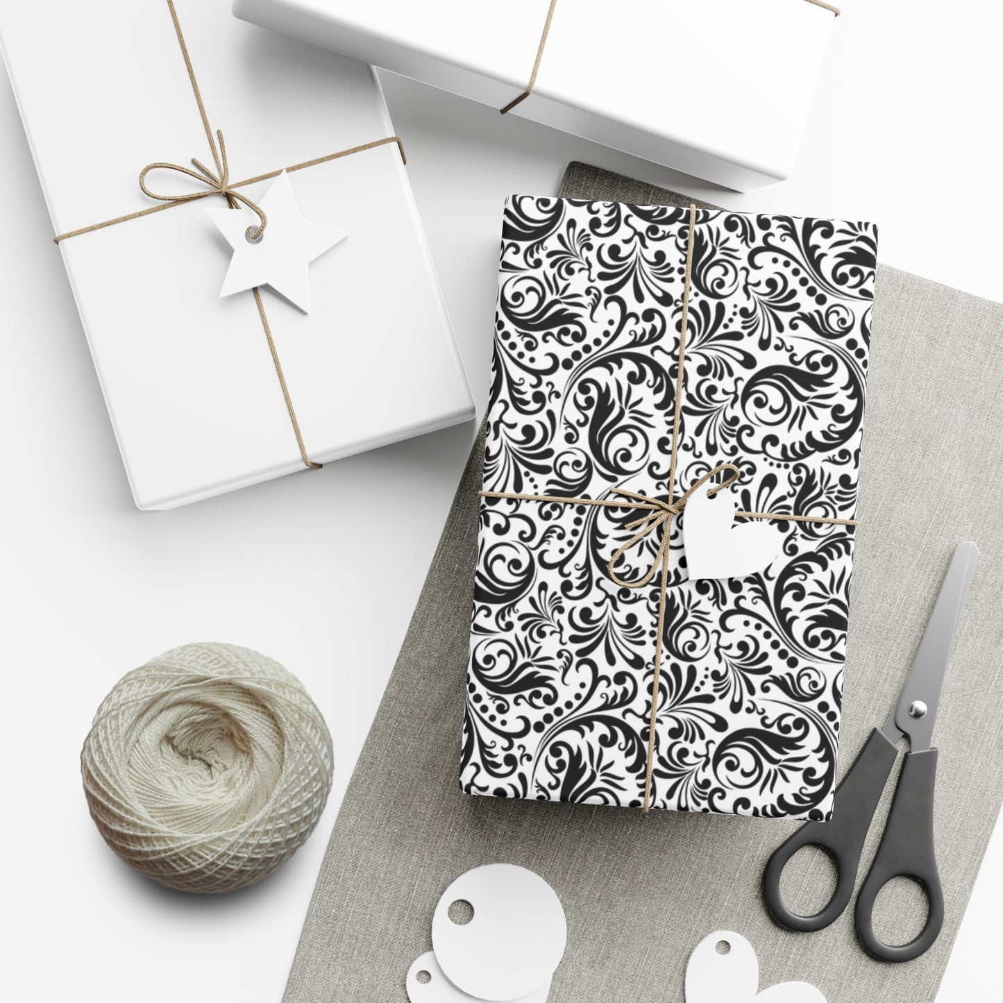 Black Pattern - Gift Wrap Papers - 10296