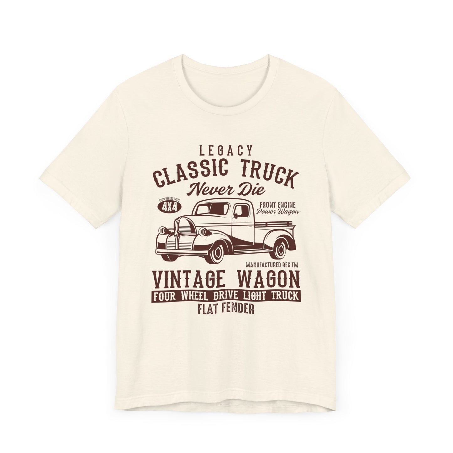 Legacy Classic Truck Never Die - Unisex Jersey Short Sleeve Tee - 12898